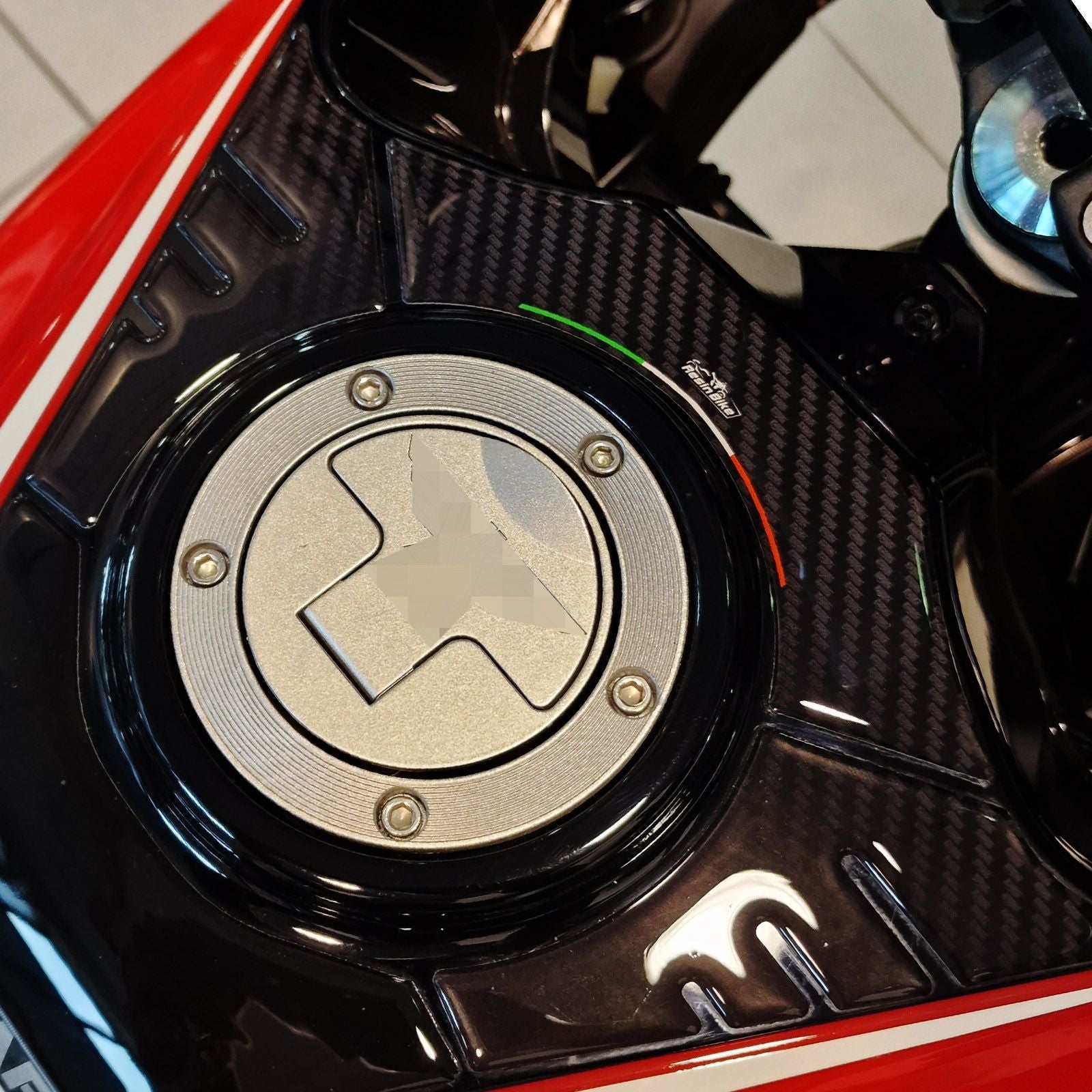 Resin Bike 3D Motorcycle Stickers - Tank Pad | Moto Morini X-Cape 650 2021>2026 RB-1000657100008 -   Pyramid Motorcycle Accessories