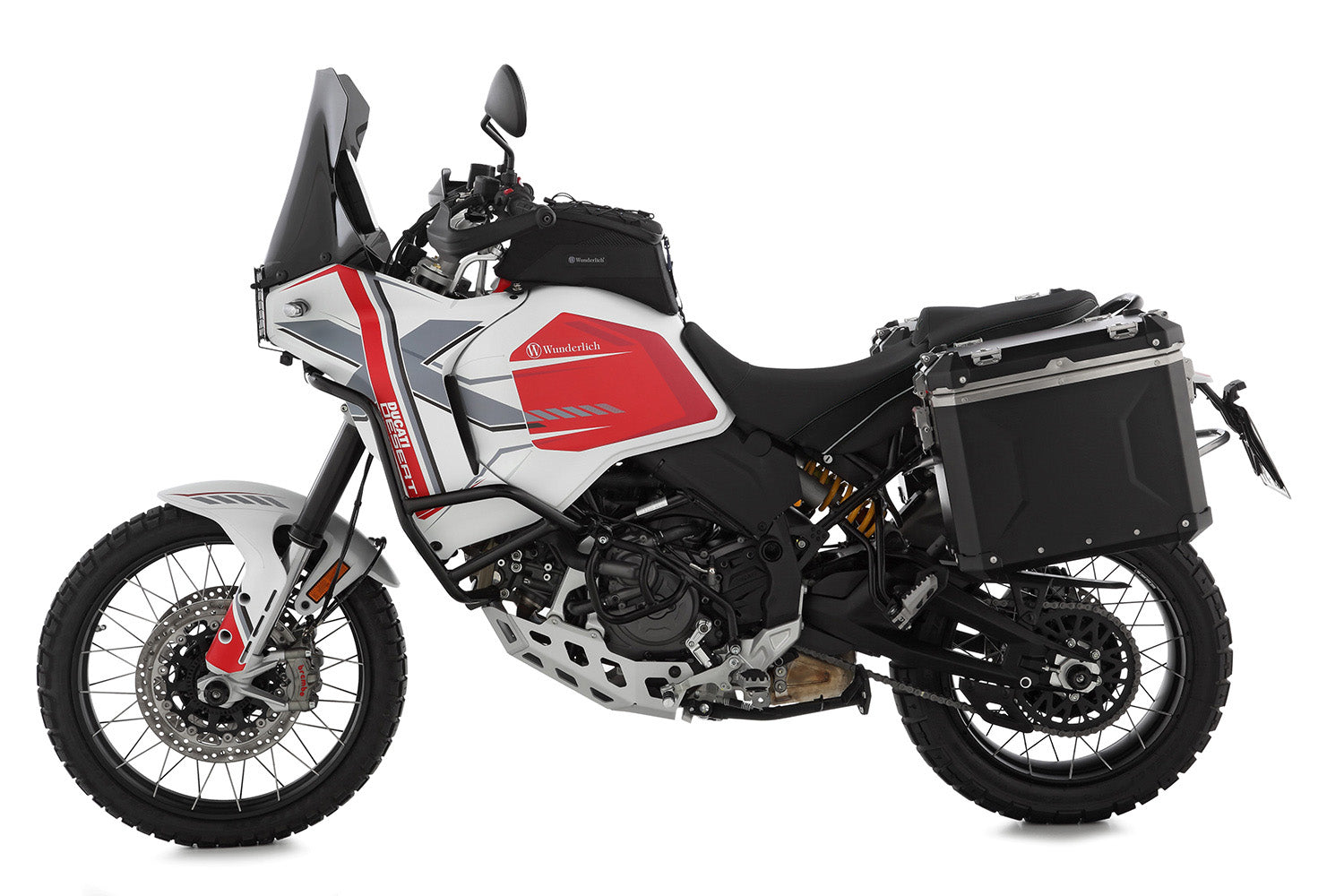 Wunderlich Rider Seat Aktivkomfort Standard | Trophy | Ducati Desert X -   Pyramid Motorcycle Accessories