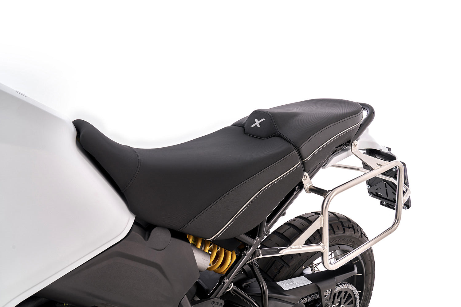 Wunderlich Rider Seat Aktivkomfort High | Trophy | Ducati Desert X -   Pyramid Motorcycle Accessories