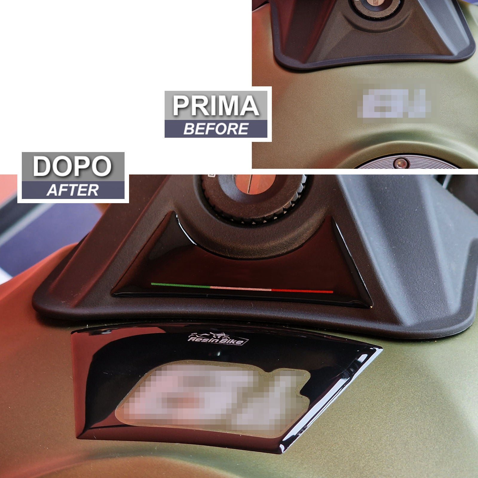 Resin Bike 3D Motorcycle Stickers - Key Area | Moto Morini Seiemmezo 2022>2023 -   Pyramid Motorcycle Accessories