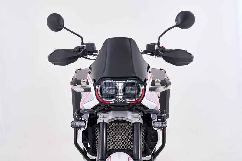 Wunderlich Flowjet Windshield | Black | Ducati Desert X 2022>2025 -   Pyramid Motorcycle Accessories