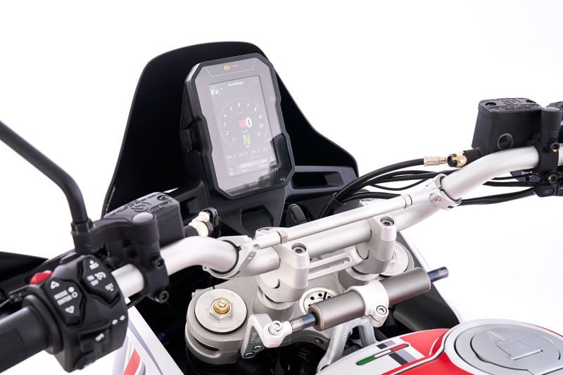 Wunderlich Flowjet Windshield | Black | Ducati Desert X 2022>2025 -   Pyramid Motorcycle Accessories