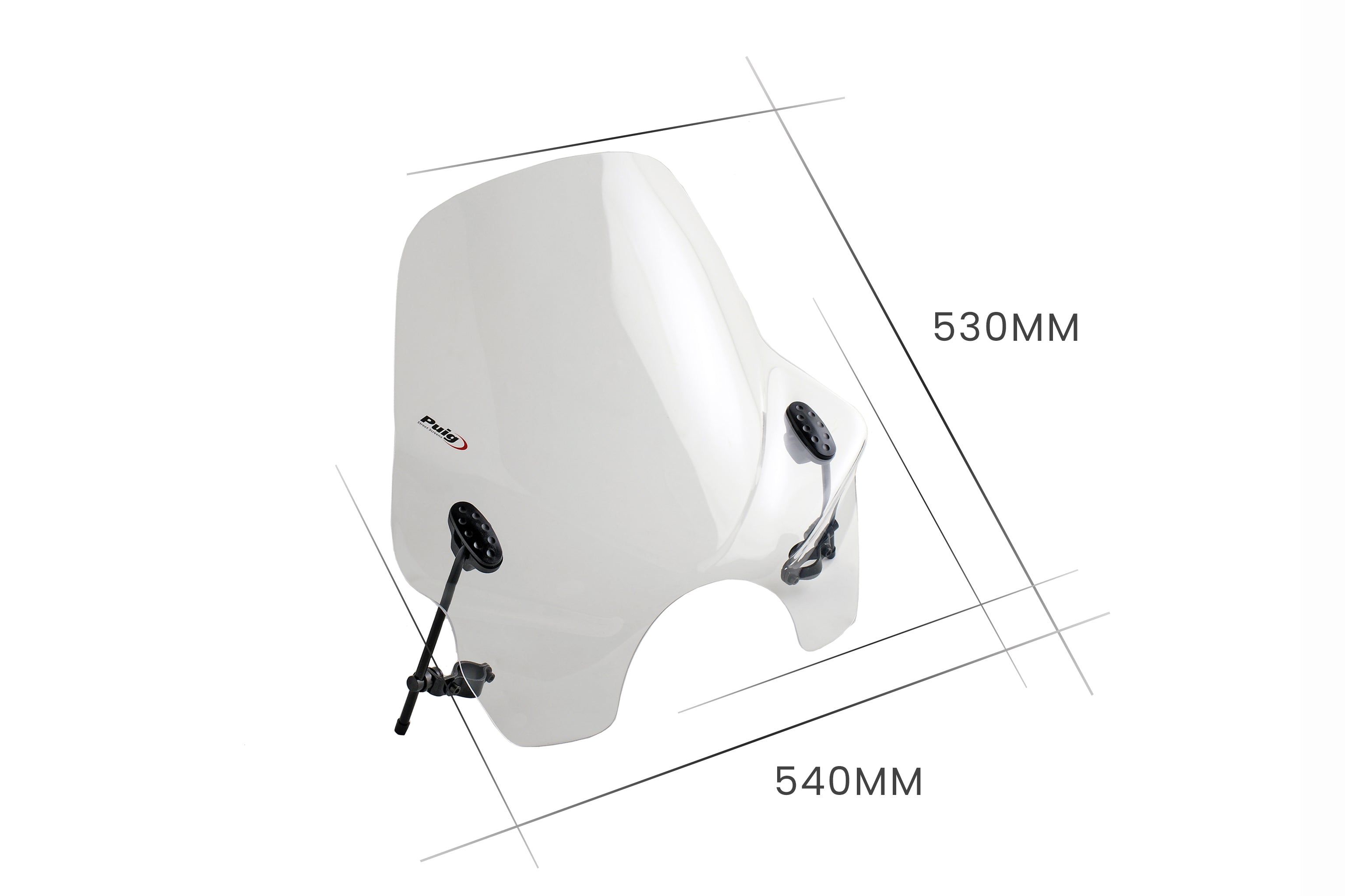 Puig Touring 1 Screen | Clear -   Pyramid Motorcycle Accessories
