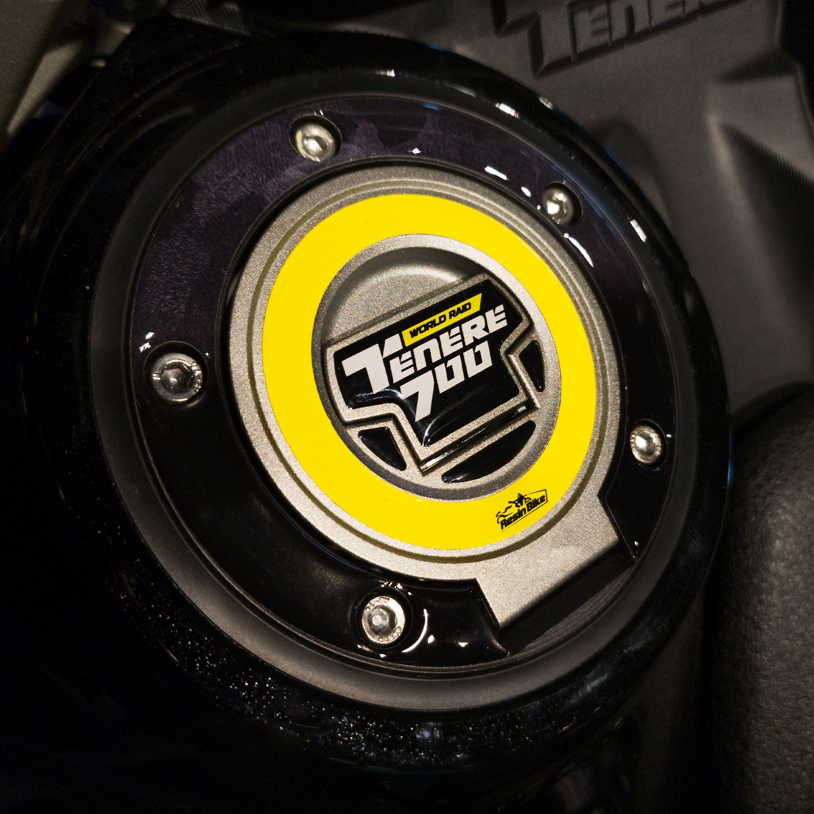 Resin Bike 3D Motorcycle Stickers - Fuel Cap | Yamaha Tenere 700 World Raid 2022>2025 -   Pyramid Motorcycle Accessories
