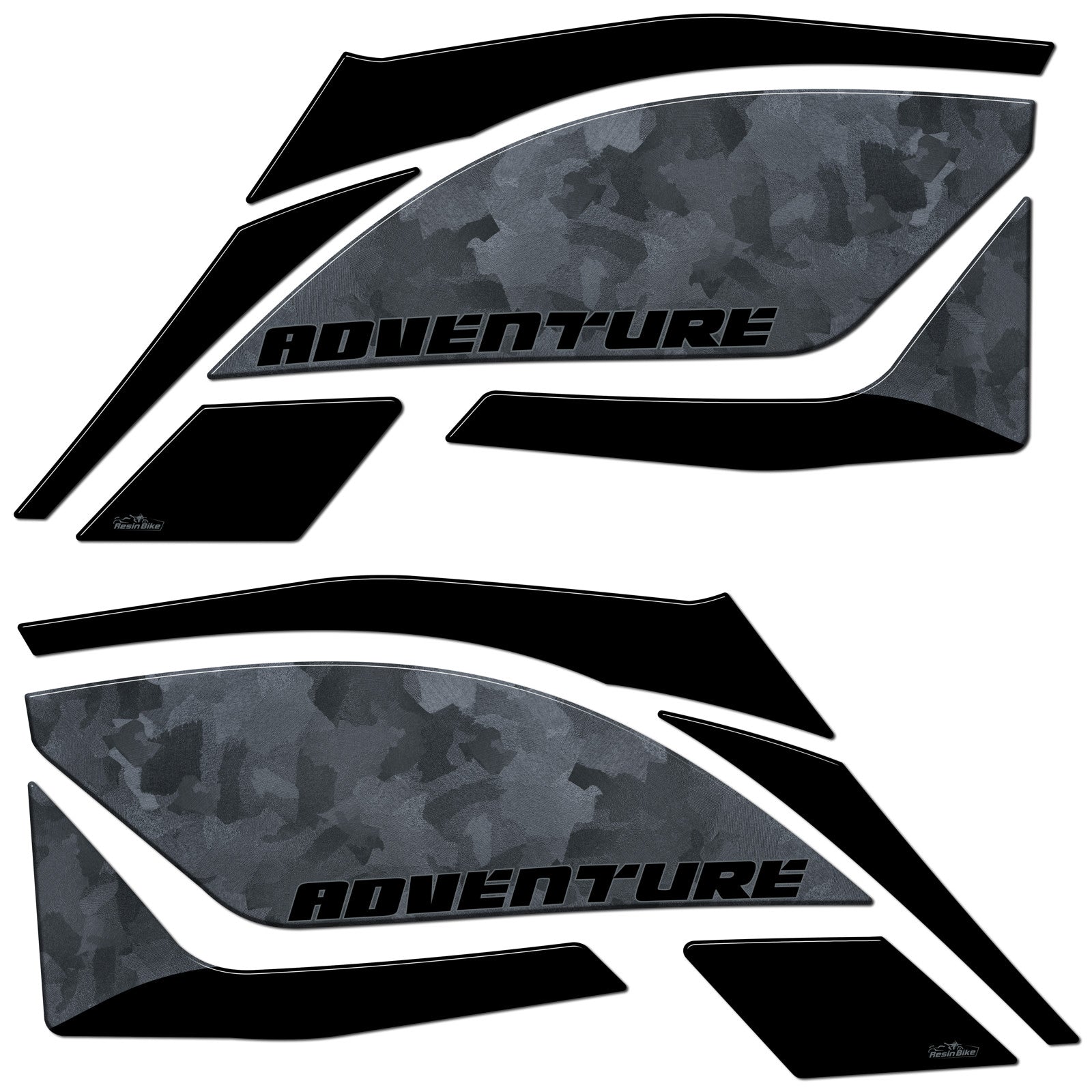 Resin Bike 3D Motorcycle Stickers - Tank Sides | Yamaha Tenere 700 World Raid 2022>2025 RB-1000658100007 -   Pyramid Motorcycle Accessories
