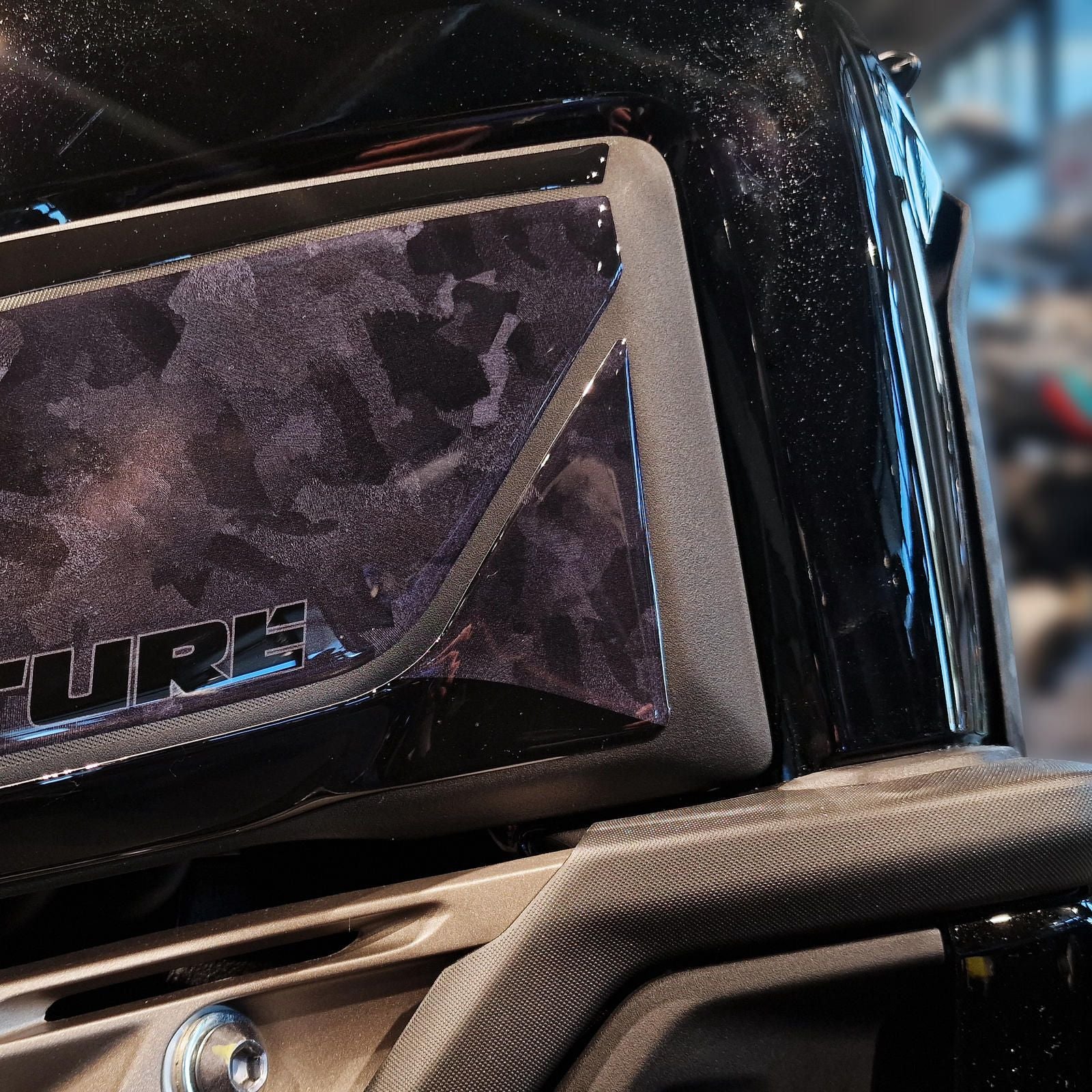 Resin Bike 3D Motorcycle Stickers - Tank Sides | Yamaha Tenere 700 World Raid 2022>2025 RB-1000658100007 -   Pyramid Motorcycle Accessories