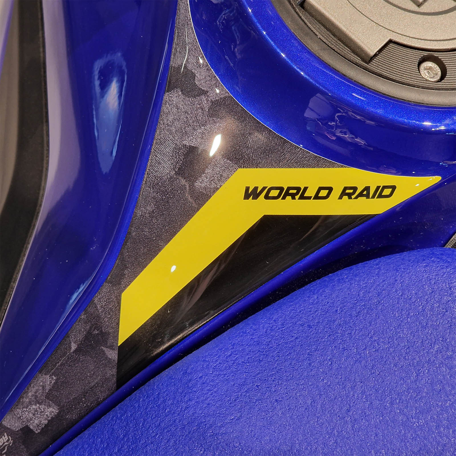 Resin Bike 3D Motorcycle Stickers - Tank Pad | Yamaha Tenere 700 World Raid 2022>2025 -   Pyramid Motorcycle Accessories