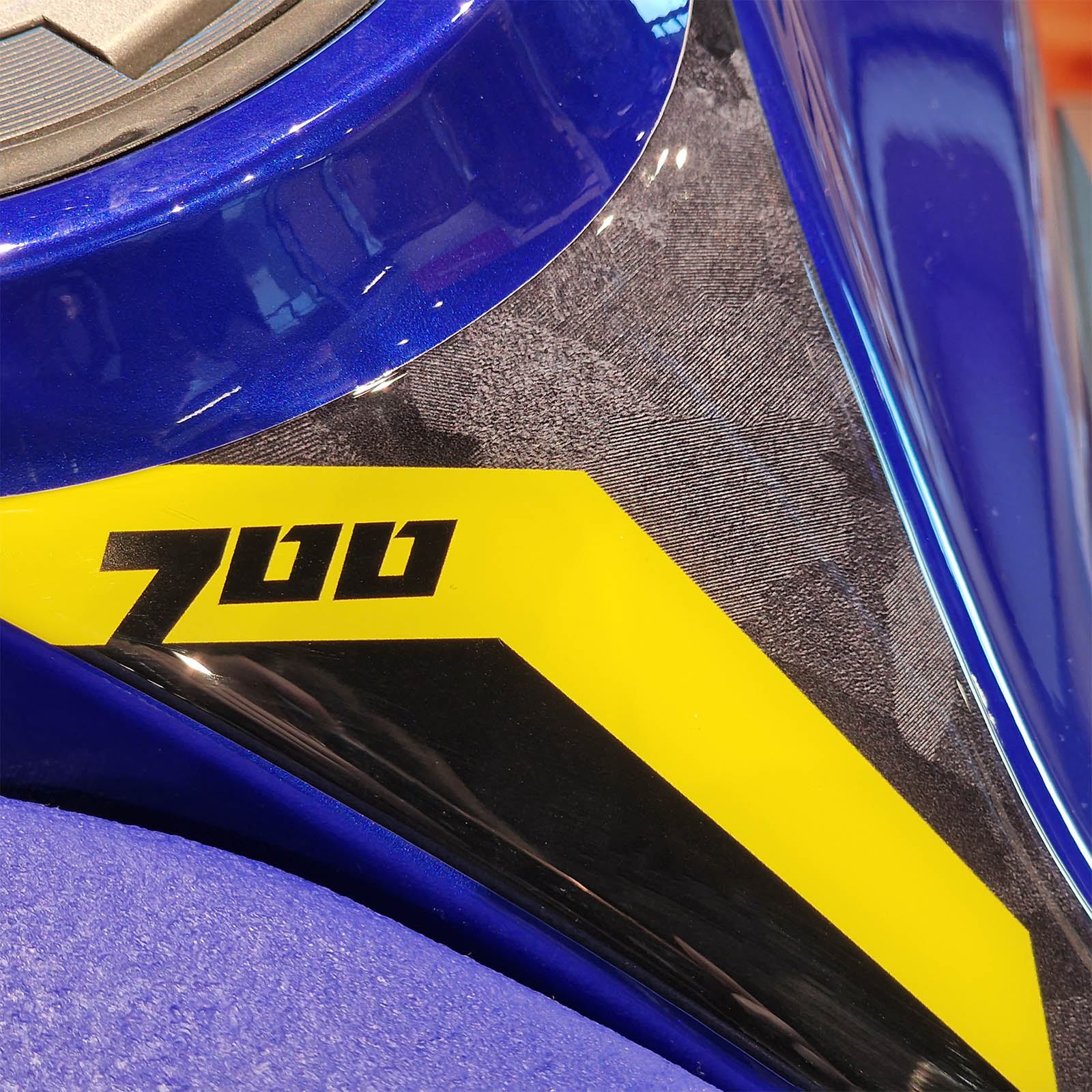 Resin Bike 3D Motorcycle Stickers - Tank Pad | Yamaha Tenere 700 World Raid 2022>2025 -   Pyramid Motorcycle Accessories