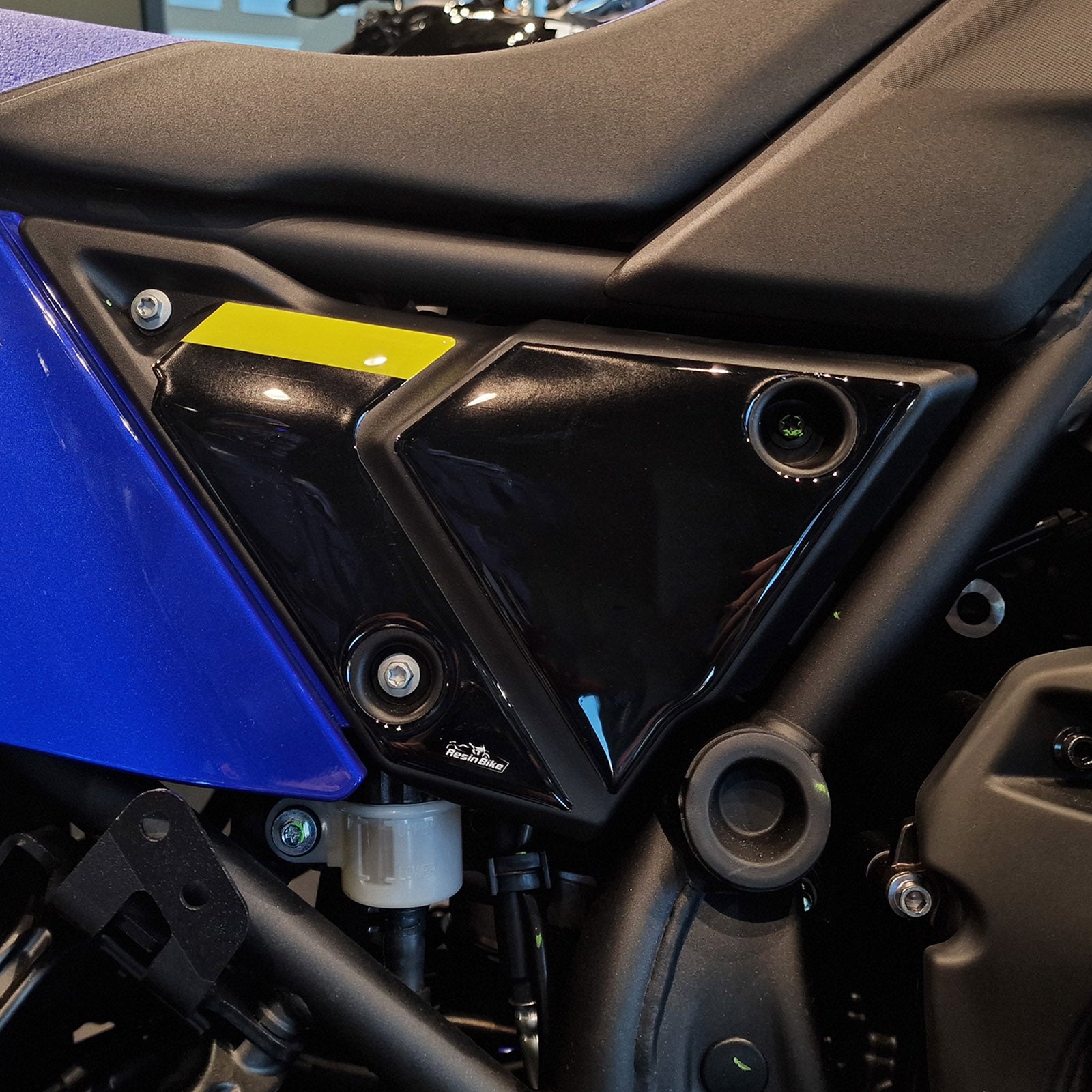 Resin Bike 3D Motorcycle Stickers - Underseat | Yamaha Tenere 700 World Raid 2022>2025 -   Pyramid Motorcycle Accessories