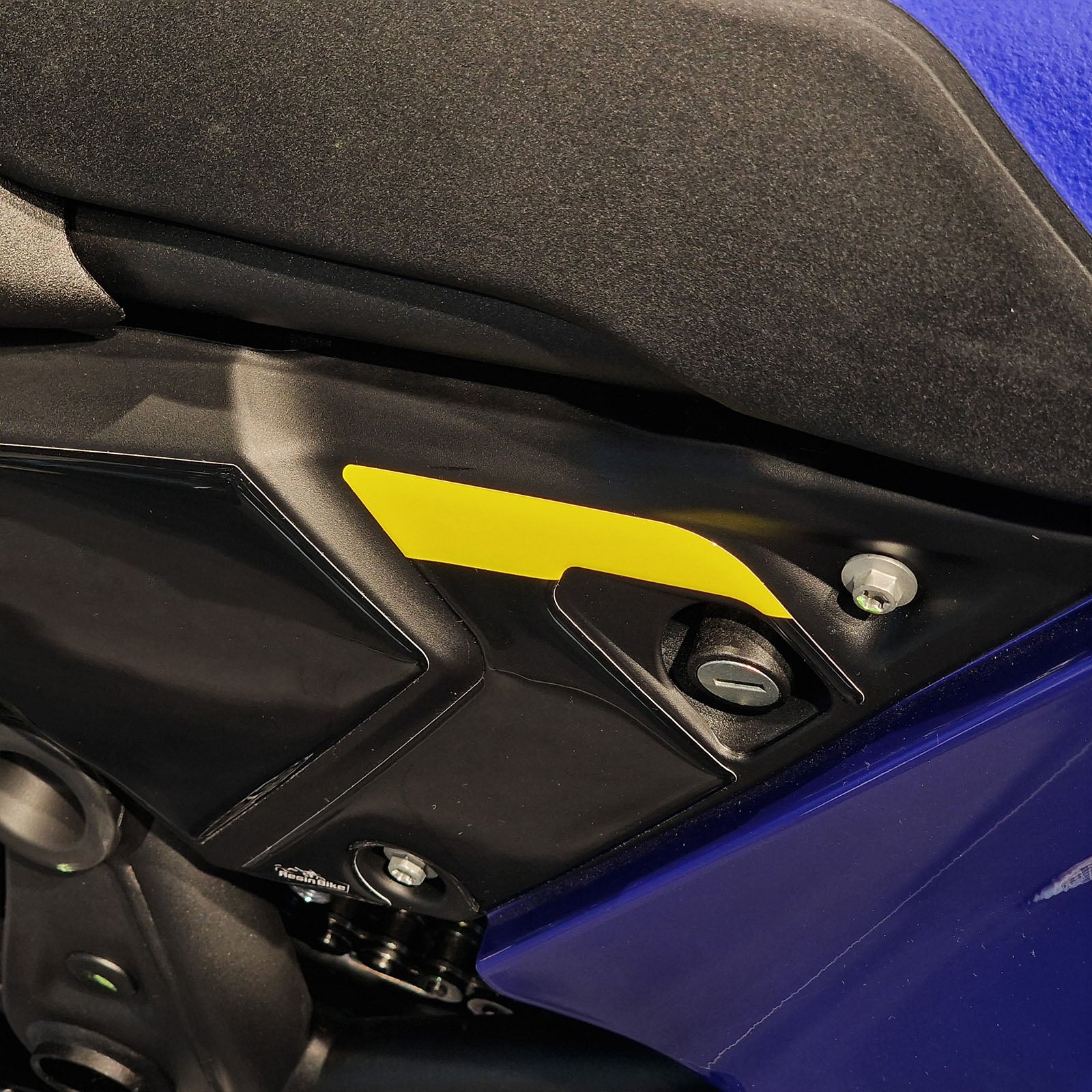 Resin Bike 3D Motorcycle Stickers - Underseat | Yamaha Tenere 700 World Raid 2022>2025 -   Pyramid Motorcycle Accessories