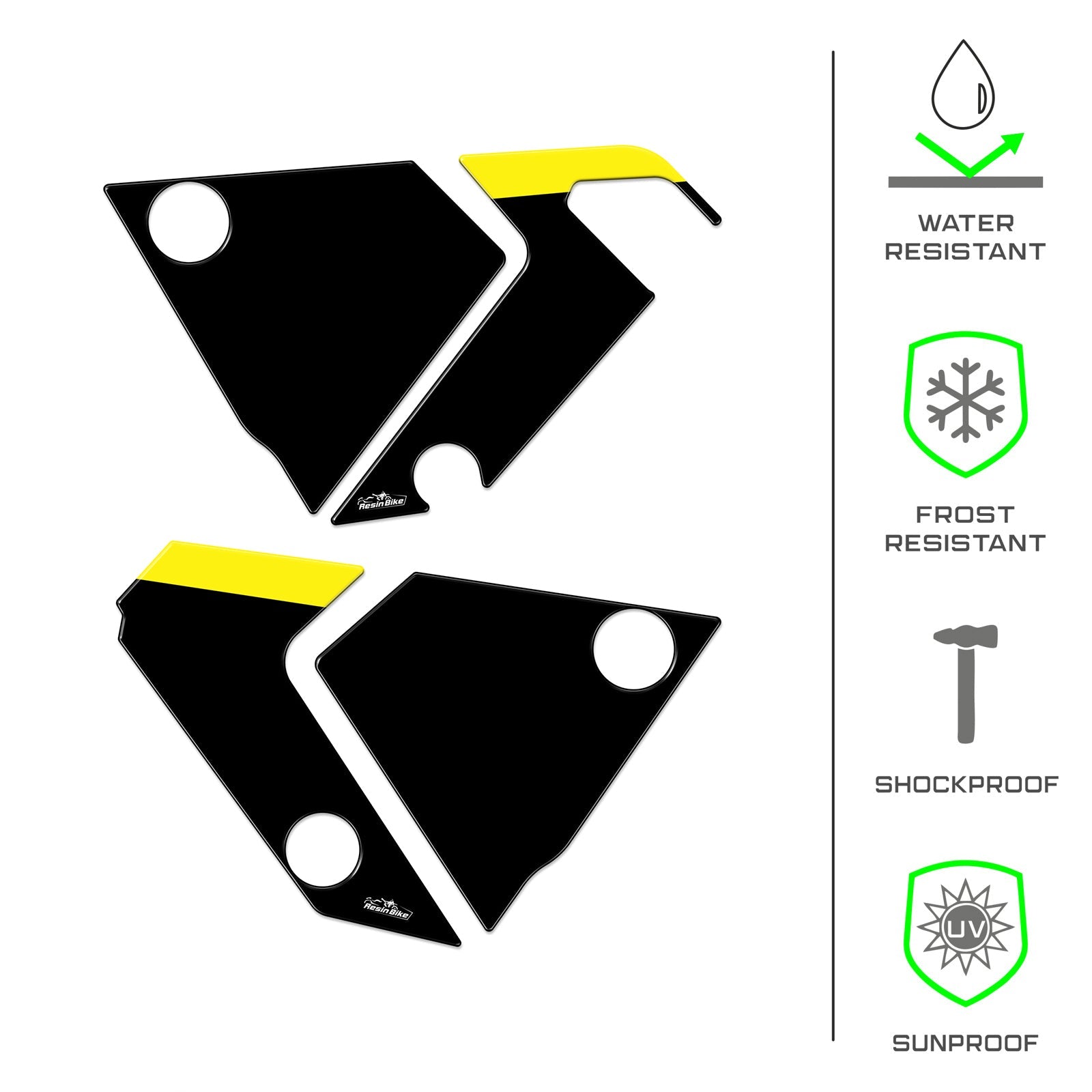 Resin Bike 3D Motorcycle Stickers - Underseat | Yamaha Tenere 700 World Raid 2022>2025 -   Pyramid Motorcycle Accessories