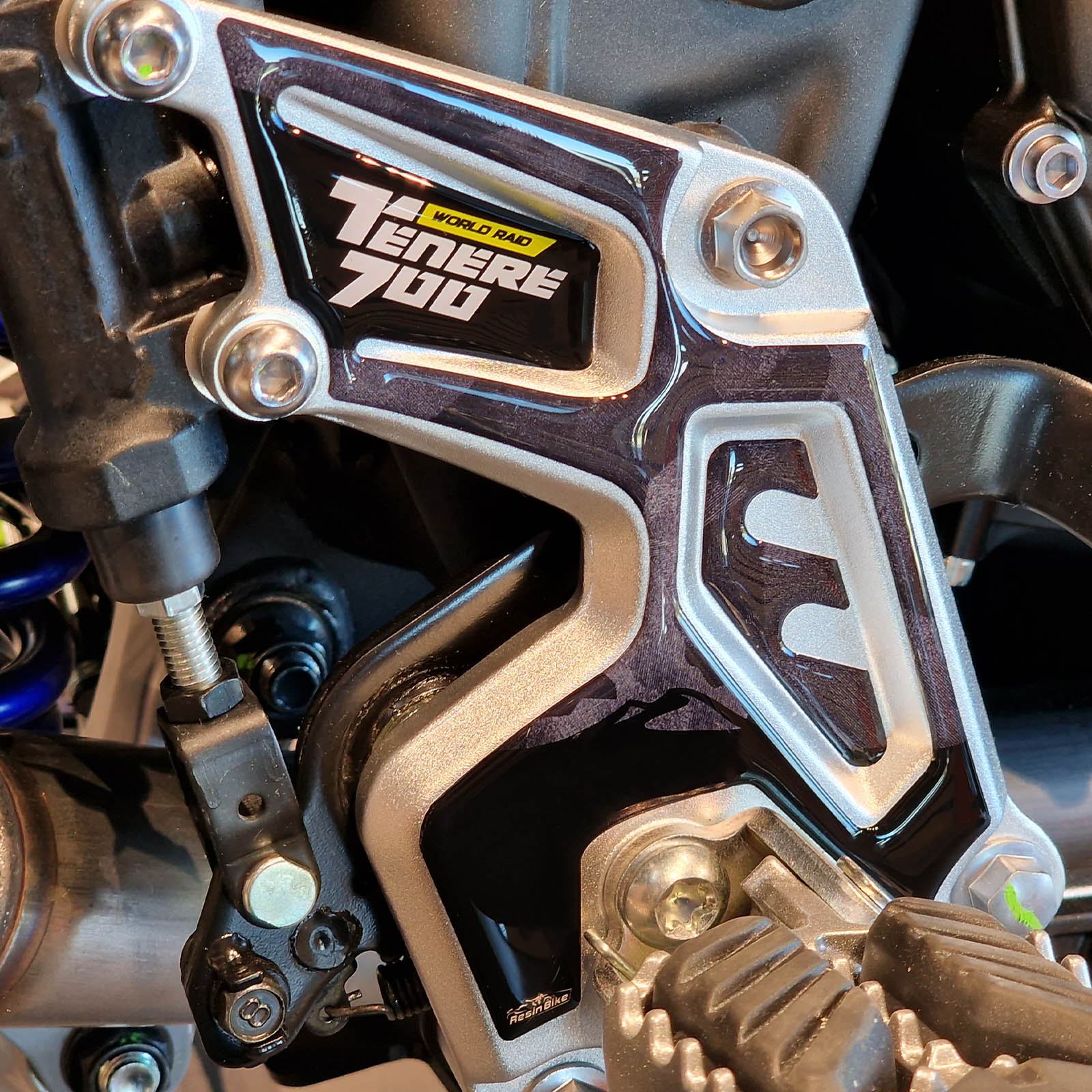 Resin Bike 3D Motorcycle Stickers - Full Kit | Yamaha Tenere 700 World Raid 2022>2025 -   Pyramid Motorcycle Accessories