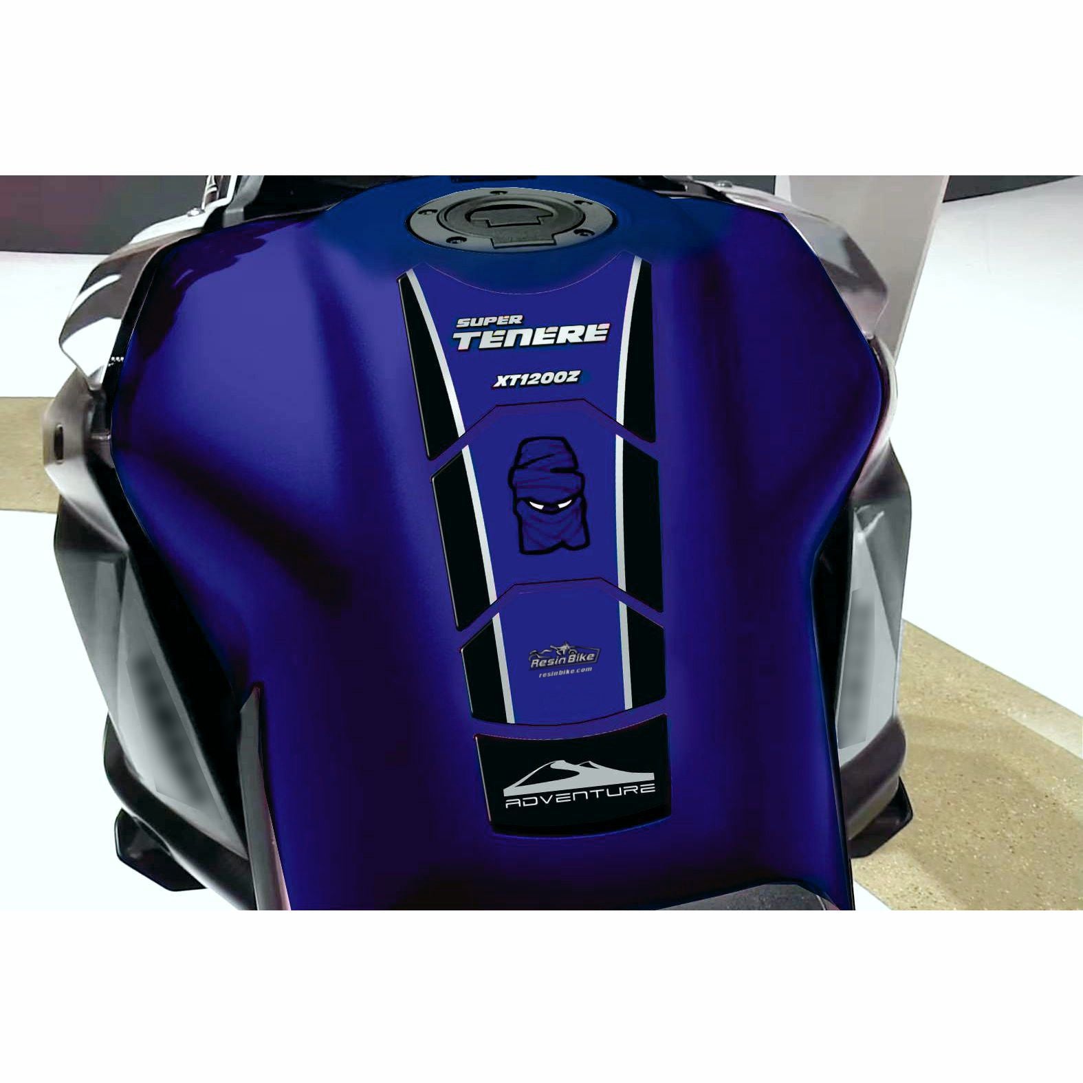 Resin Bike 3D Motorcycle Stickers - Tank Pad | Yamaha XT 1200 Z Super Tenere 2010>2020 RB-B1G09791 -   Pyramid Motorcycle Accessories