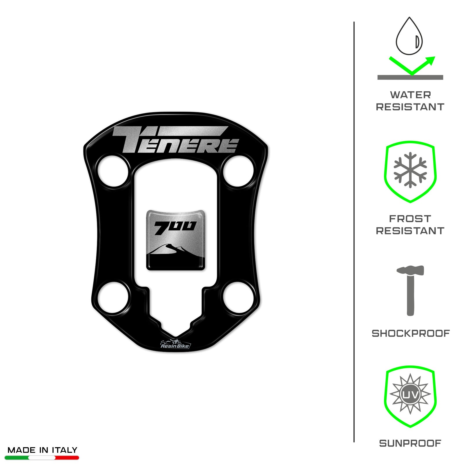 Resin Bike 3D Motorcycle Stickers - Fuel Cap | Yamaha Tenere 700 2023>2024 -   Pyramid Motorcycle Accessories