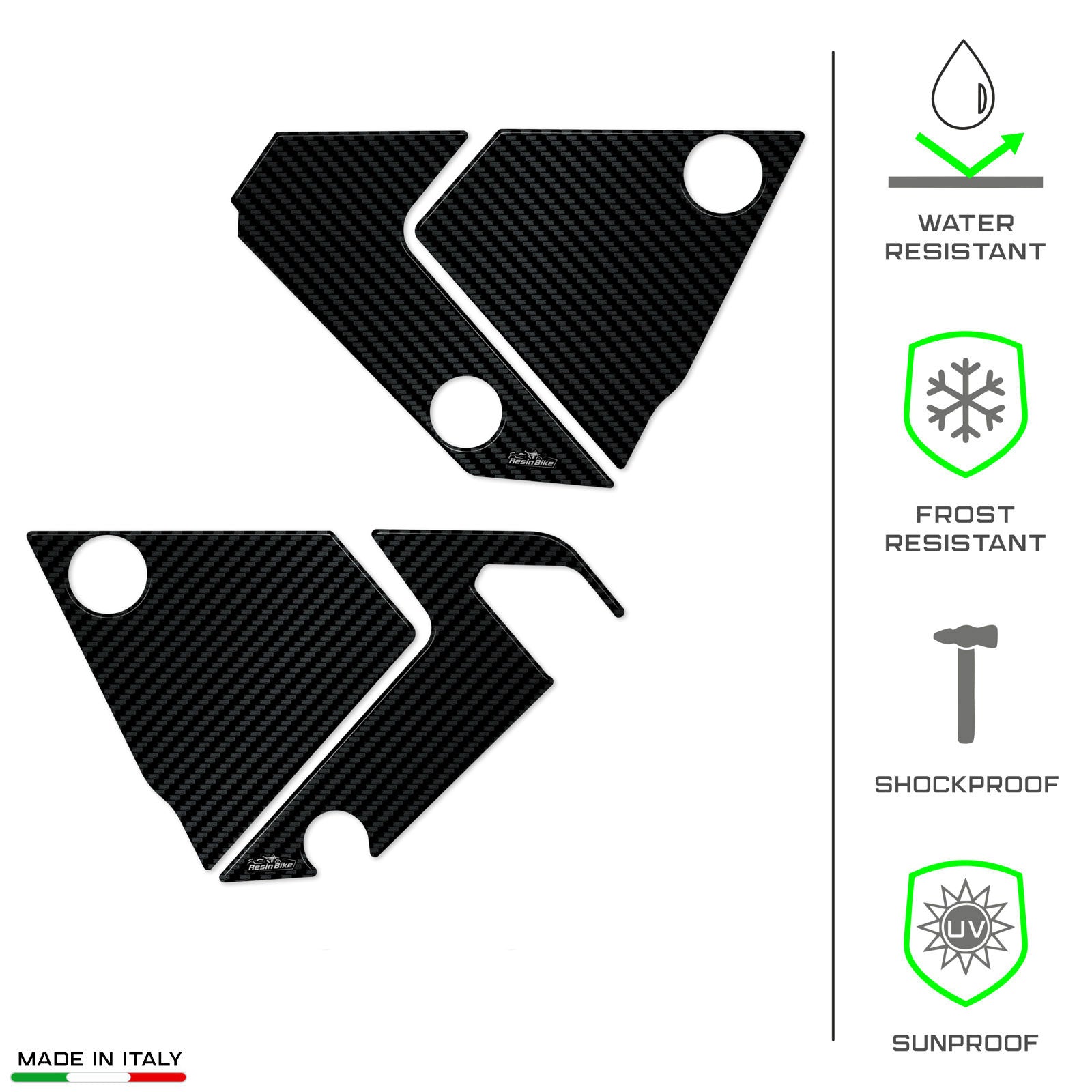 Resin Bike 3D Motorcycle Stickers - Air Box | Yamaha Tenere 700 2022>2024 -   Pyramid Motorcycle Accessories