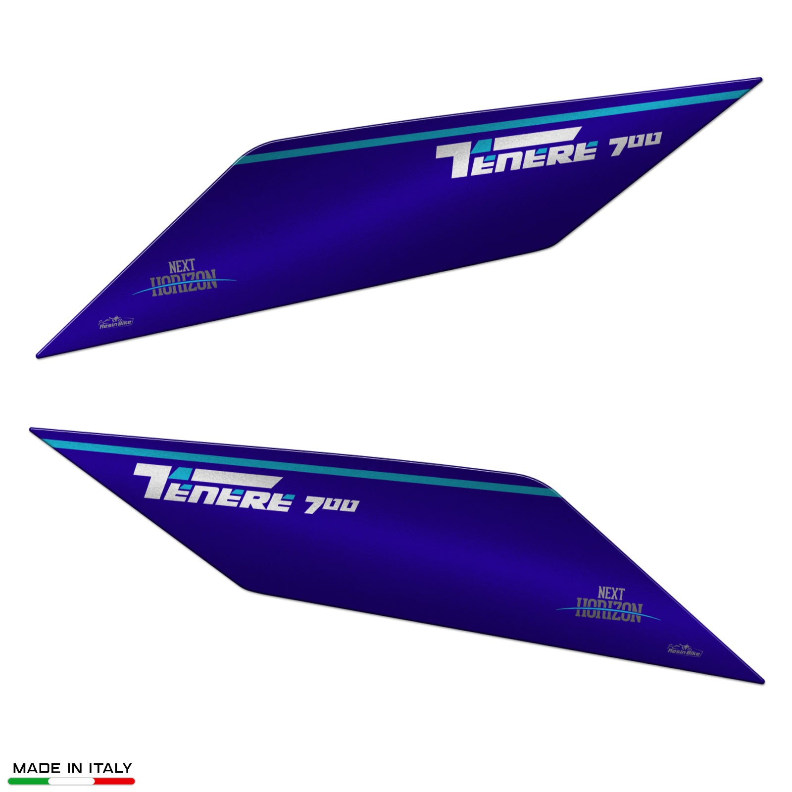 Resin Bike 3D Motorcycle Stickers - Tank Sides | Yamaha Tenere 700 2022>2024 -   Pyramid Motorcycle Accessories