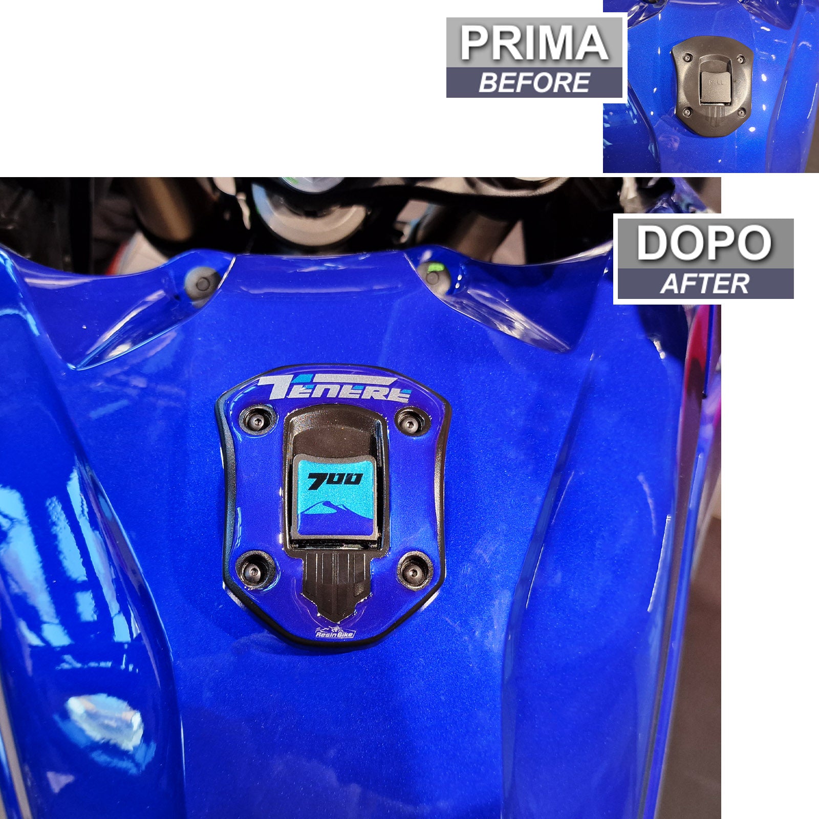 Resin Bike 3D Motorcycle Stickers - Fuel Cap | Yamaha Tenere 700 2022>2024 RB-1000662000003 -   Pyramid Motorcycle Accessories