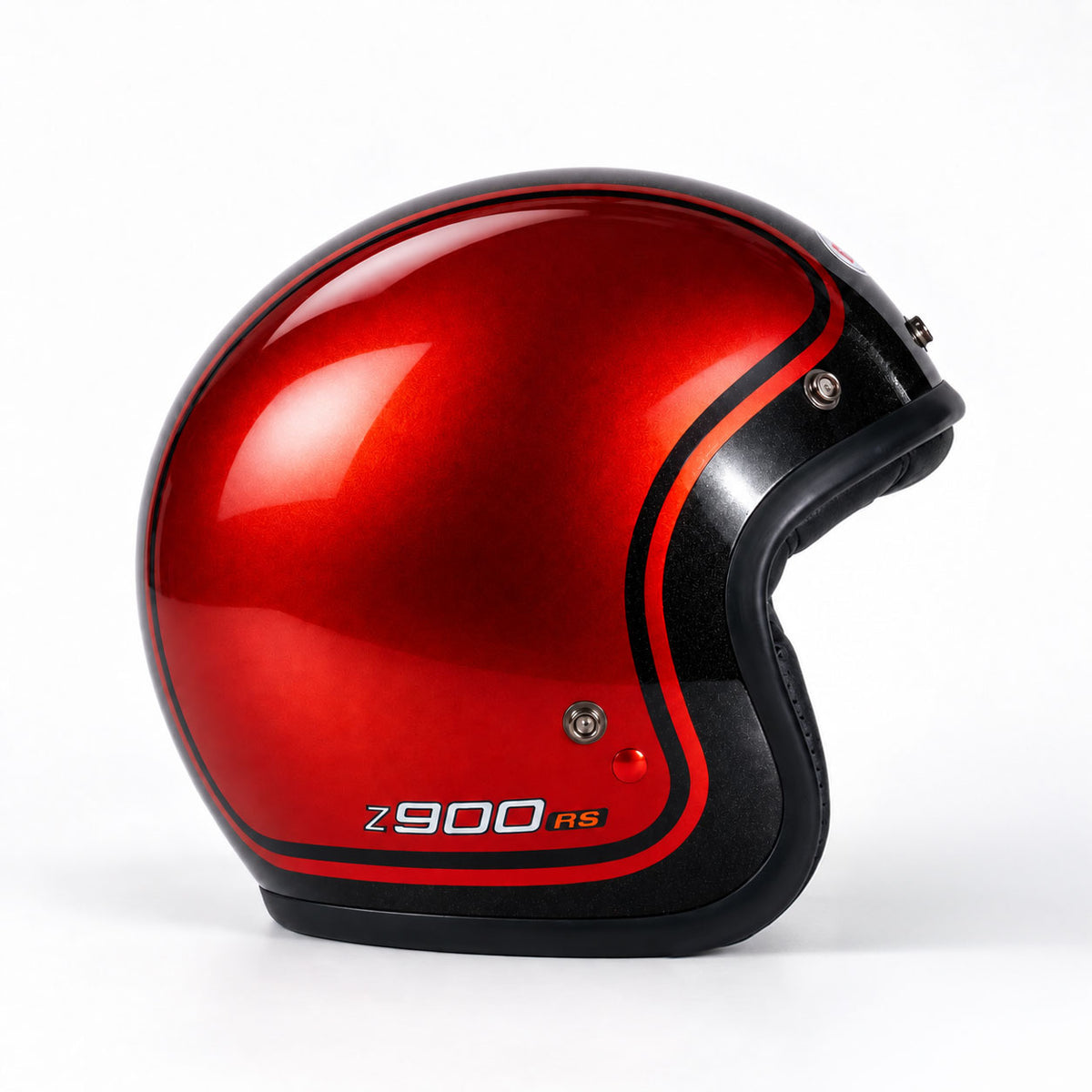 Pyramid x Bell Custom 500 Helmet | Metallic Spark Black/Orange | Kawasaki Z 900 RS SE 2026>Current