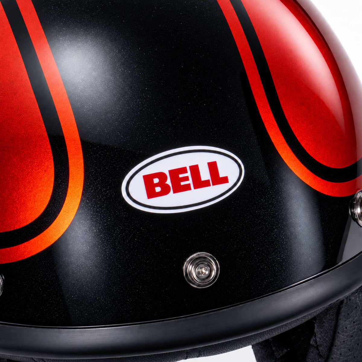 Pyramid x Bell Custom 500 Helmet | Metallic Spark Black/Orange | Kawasaki Z 900 RS SE 2026>Current