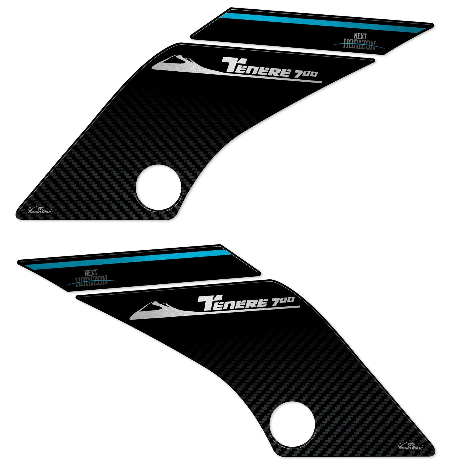 Resin Bike 3D Motorcycle Stickers - Tank Sides | Yamaha Tenere 700 2022>2024 RB-1000662300004 -   Pyramid Motorcycle Accessories