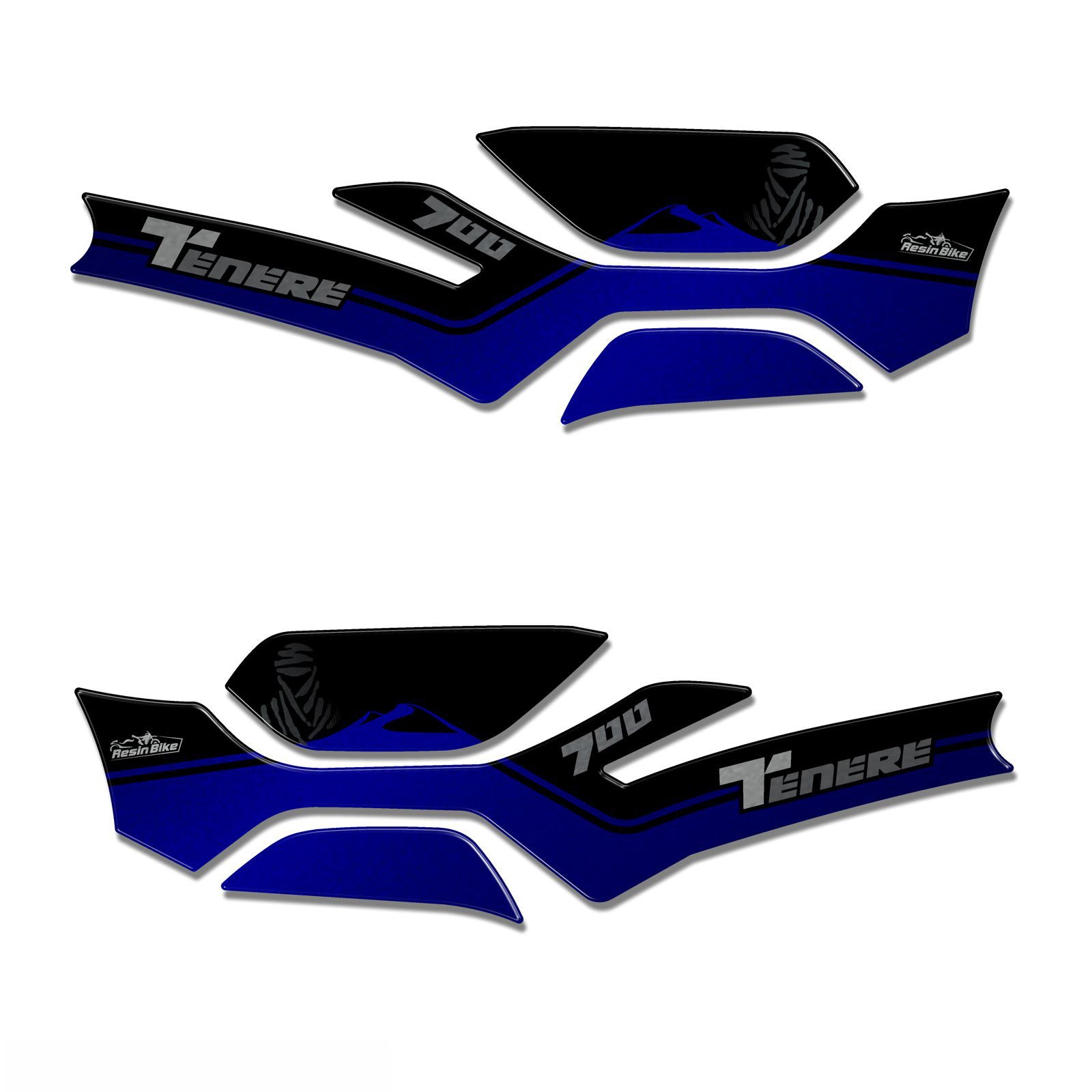 Resin Bike 3D Motorcycle Stickers - Handguards | Yamaha Tenere 700 2022>2024 -   Pyramid Motorcycle Accessories