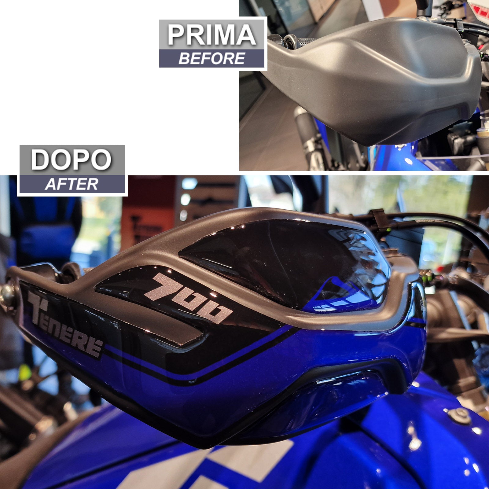 Resin Bike 3D Motorcycle Stickers - Handguards | Yamaha Tenere 700 2022>2024 RB-B30N4236 -   Pyramid Motorcycle Accessories