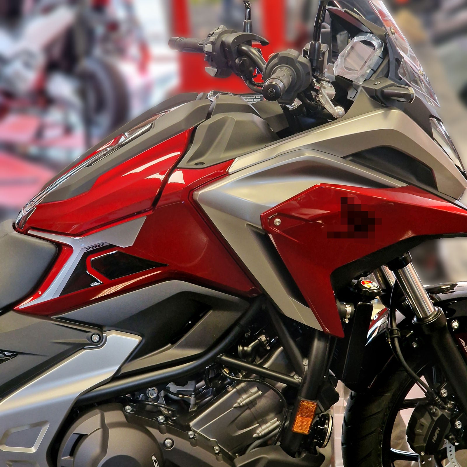 Resin Bike 3D Motorcycle Stickers - Tank Sides | Honda NC 750 X 2021>2025 -   Pyramid Motorcycle Accessories