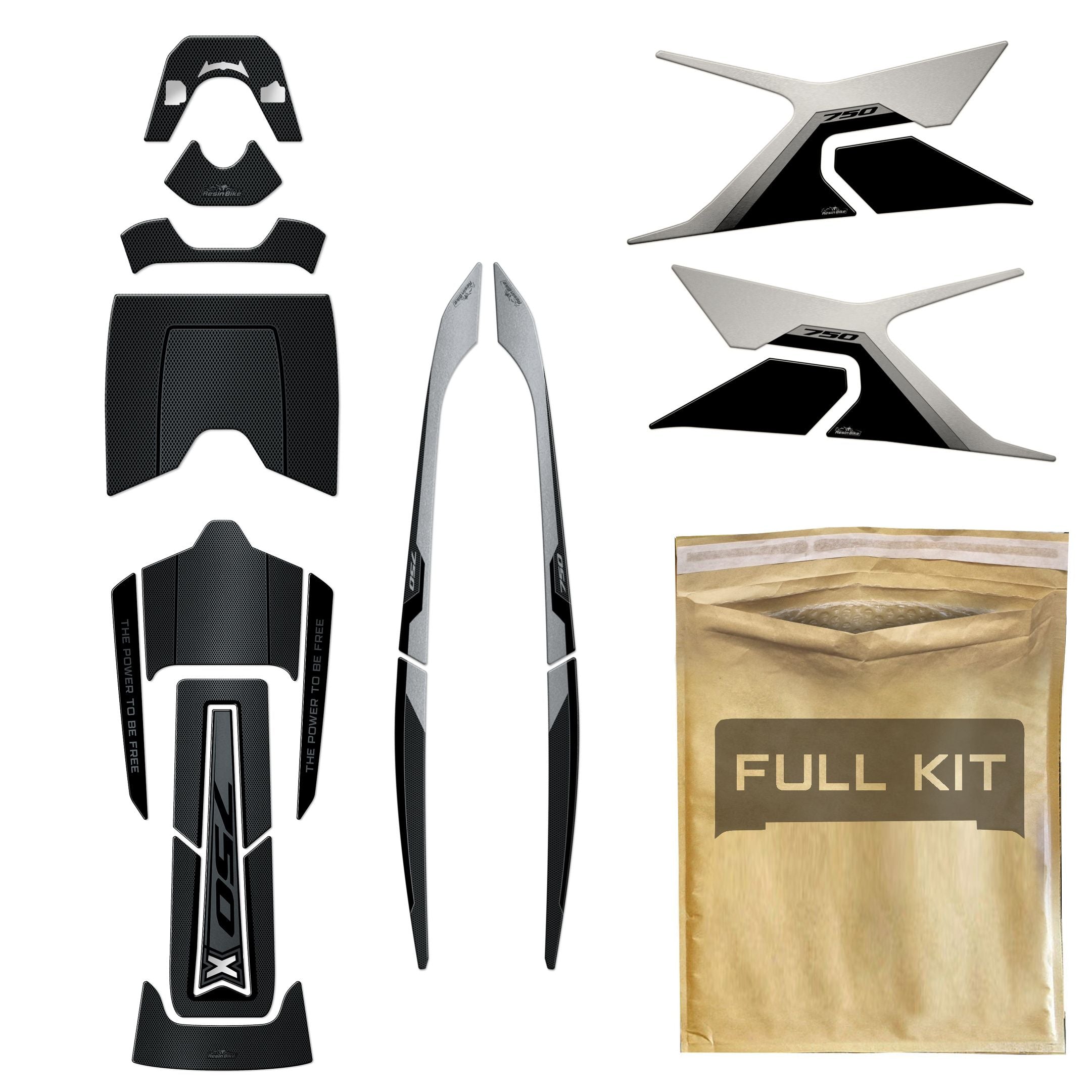 Resin Bike 3D Motorcycle Stickers - Tank Kit | Honda NC 750 X 2021>2026 -   Pyramid Motorcycle Accessories