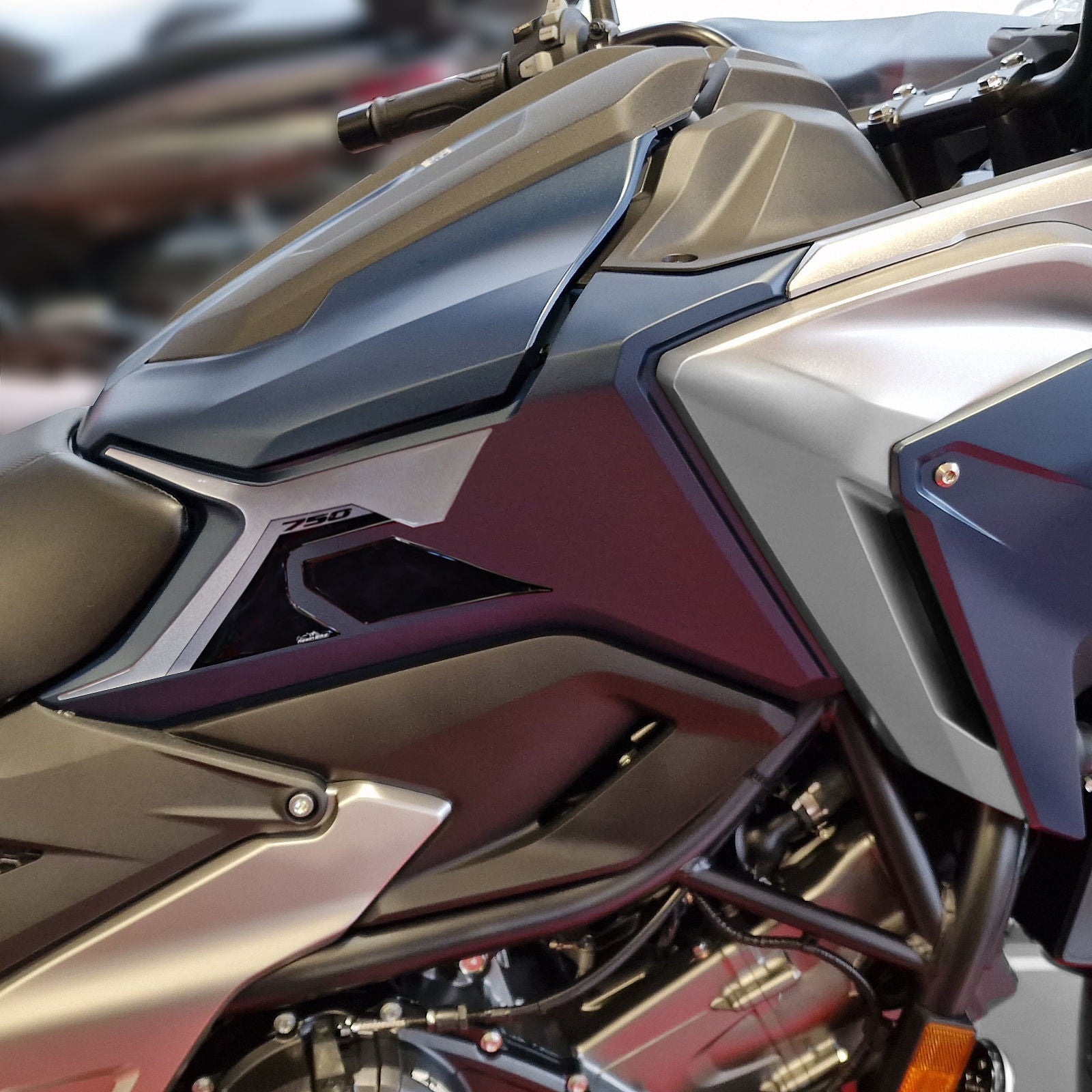 Resin Bike 3D Motorcycle Stickers - Tank Kit | Honda NC 750 X 2021>2026 -   Pyramid Motorcycle Accessories