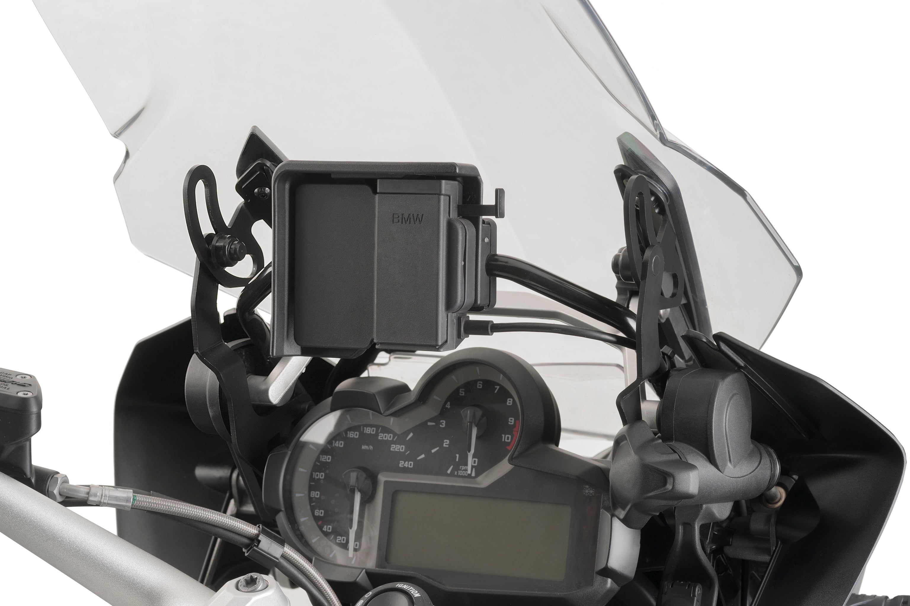 Puig Screen Support Arm | Black | BMW R 1200/1250 GS -   Pyramid Motorcycle Accessories