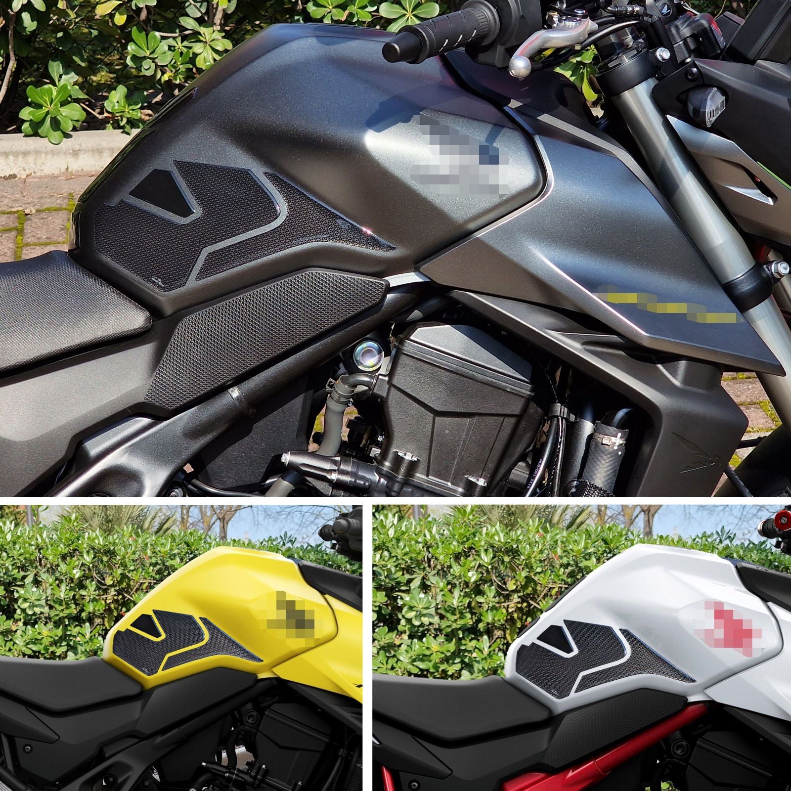 Resin Bike 3D Motorcycle Stickers - Tank Sides | Honda CB750 Hornet 2023>2025 -   Pyramid Motorcycle Accessories