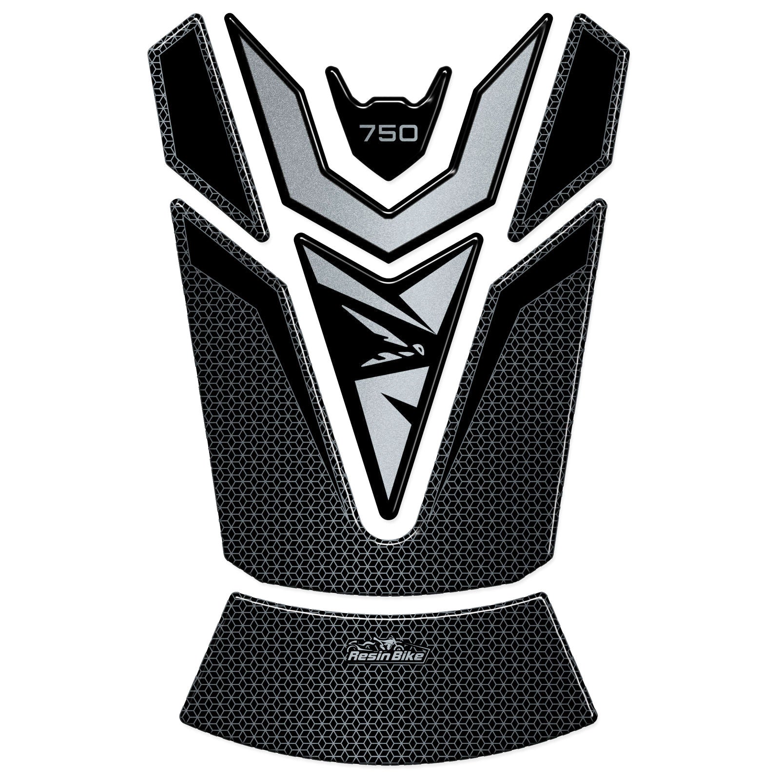 Resin Bike 3D Motorcycle Stickers - Tank Pad | Honda CB 750 Hornet 2023>2025 -   Pyramid Motorcycle Accessories