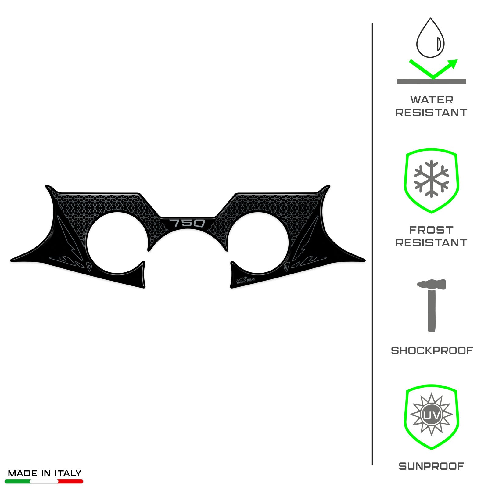 Resin Bike 3D Motorcycle Stickers - Top Yoke | Honda CB750 Hornet 2023>2025 -   Pyramid Motorcycle Accessories