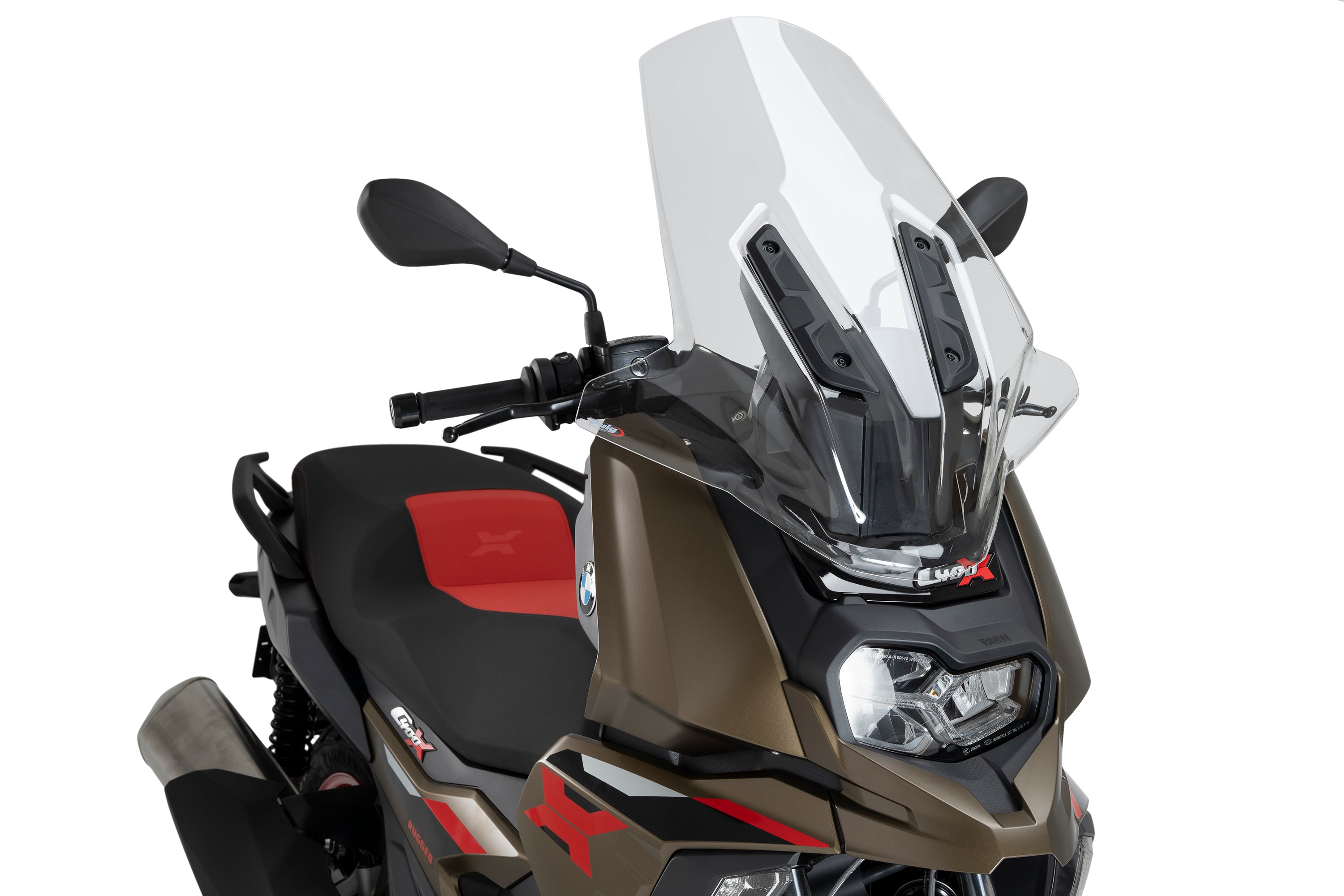 Puig Touring Screen | Clear | BMW C 400 X 2019>Current -   Pyramid Motorcycle Accessories