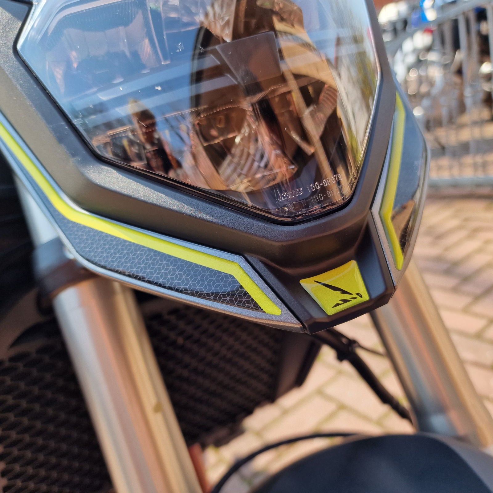 Resin Bike 3D Motorcycle Stickers - Headlight | Honda CB750 Hornet 2023>2024 -   Pyramid Motorcycle Accessories