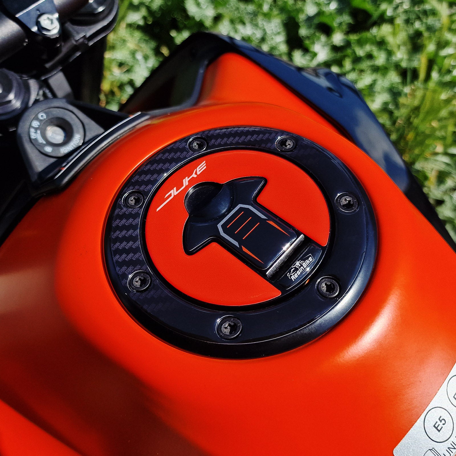 Resin Bike 3D Motorcycle Stickers - Fuel Cap | KTM 890 Duke 2022>2023 -   Pyramid Motorcycle Accessories