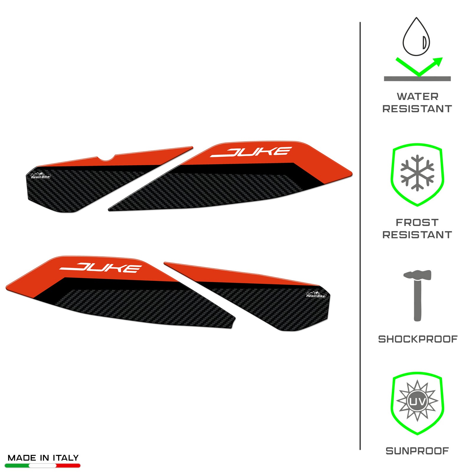 Resin Bike 3D Motorcycle Stickers - Air Box | Yamaha Tenere 700 World Rally 2024>2025 -   Pyramid Motorcycle Accessories