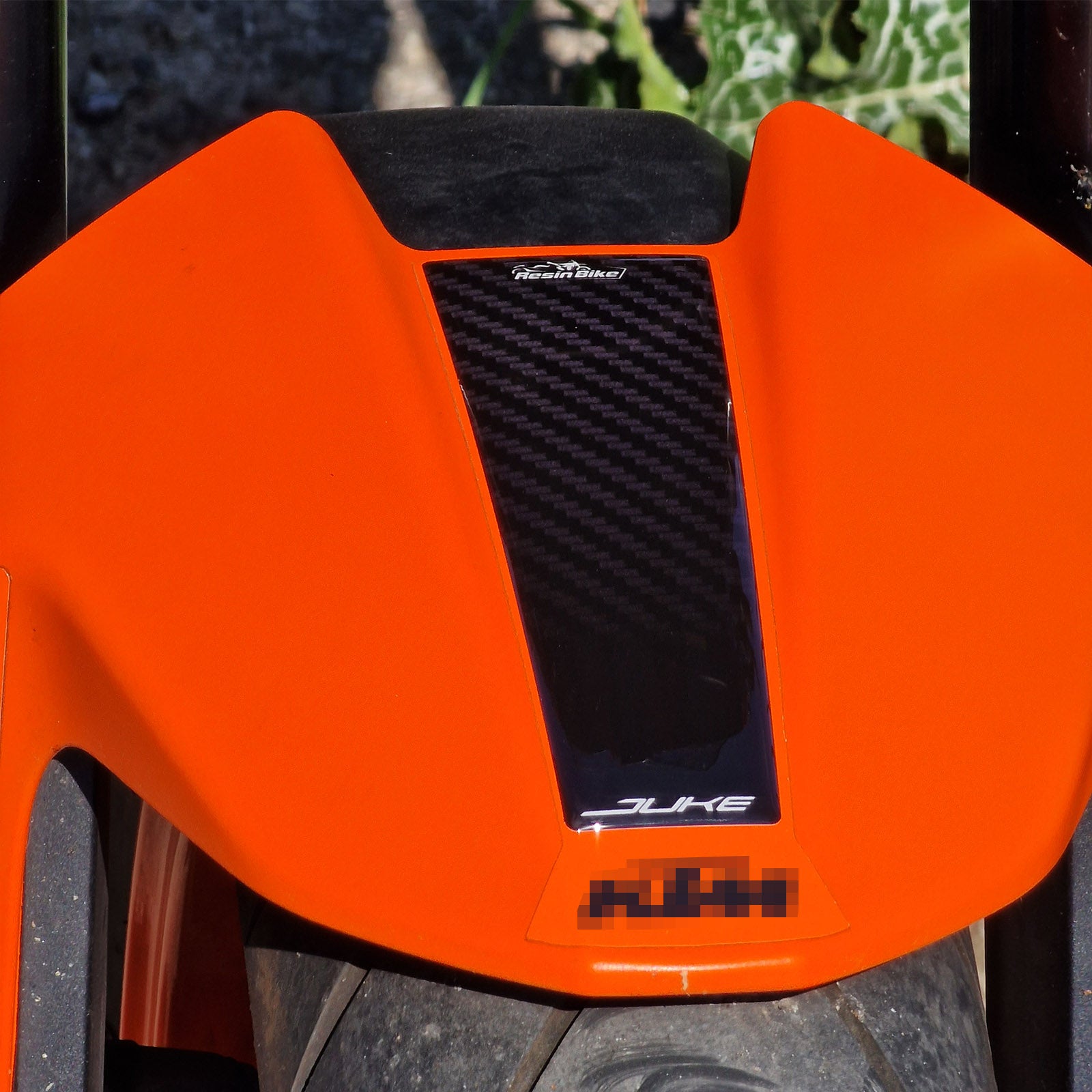 Resin Bike 3D Motorcycle Stickers - Front Fender | KTM 890 Duke 2023>Current -   Pyramid Motorcycle Accessories