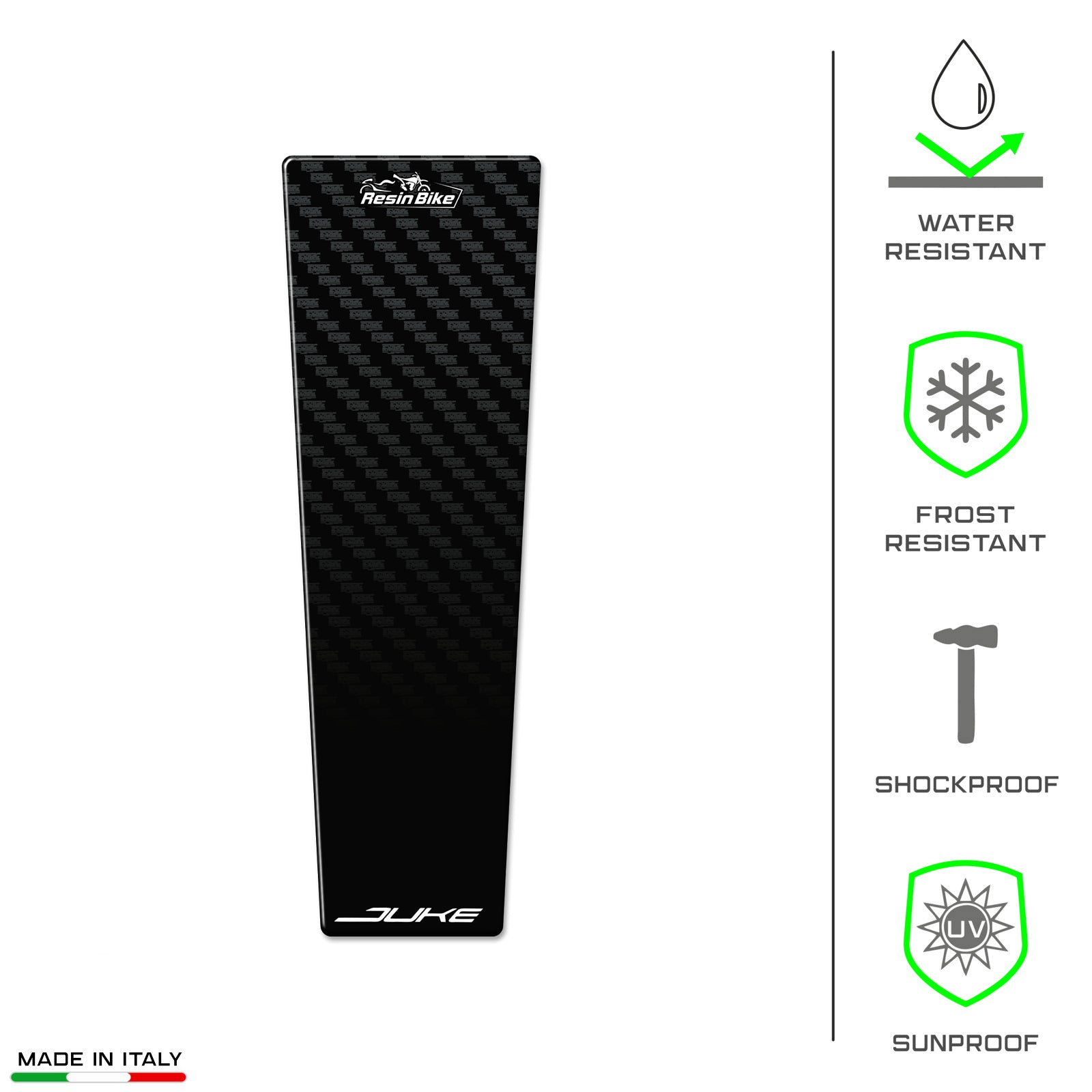 Resin Bike 3D Motorcycle Stickers - Front Fender | KTM 890 Duke 2023>Current -   Pyramid Motorcycle Accessories