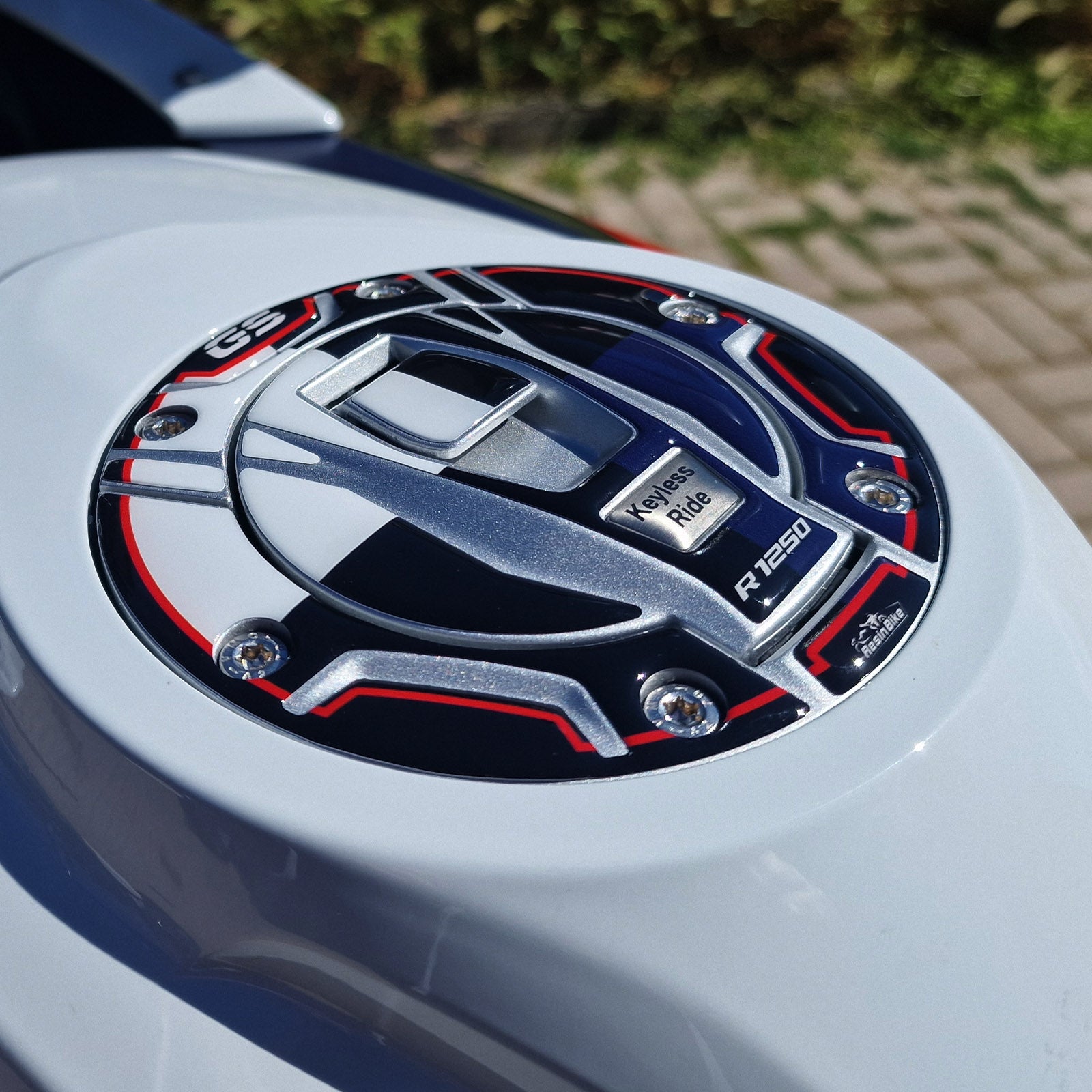 Resin Bike 3D Motorcycle Stickers - Fuel Cap | BMW R 1250 GS/GSA 2021>2024 -   Pyramid Motorcycle Accessories