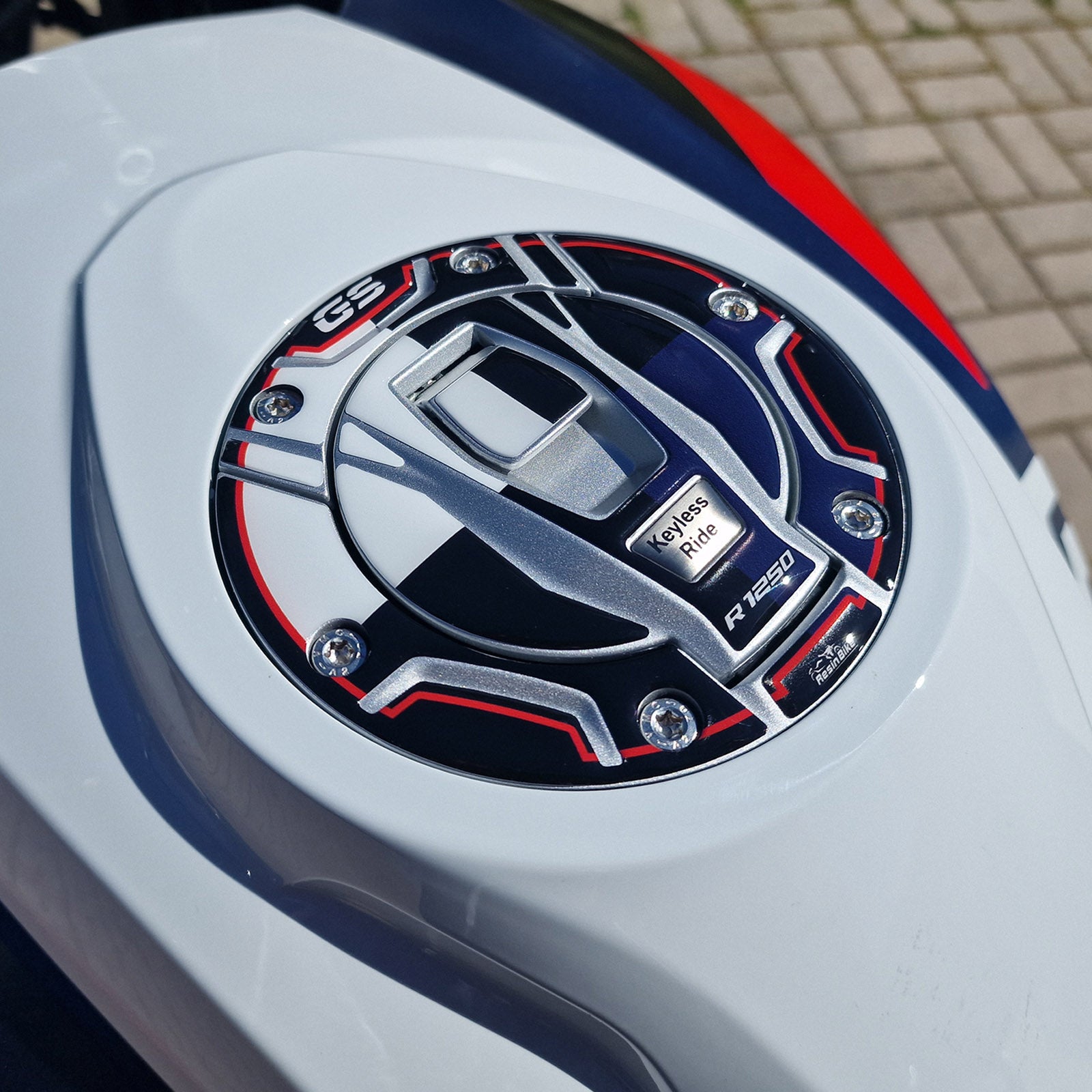 Resin Bike 3D Motorcycle Stickers - Tank Kit | BMW R 1250 GS 2021>2024 RB-1000668100004 -   Pyramid Motorcycle Accessories