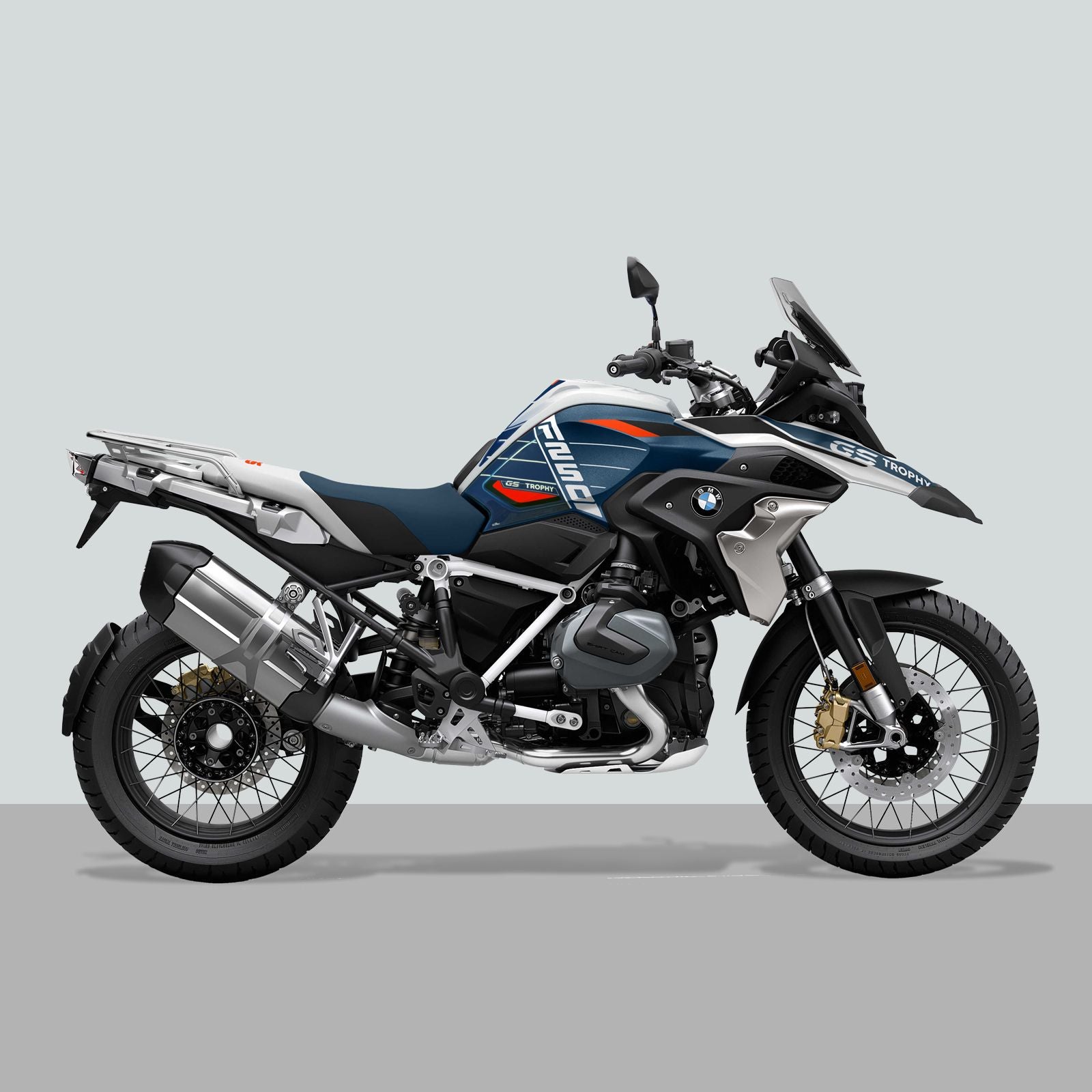 Resin Bike 3D Motorcycle Stickers - Tank Kit | BMW R 1250 GS 2021>2024 RB-1000668200001 -   Pyramid Motorcycle Accessories