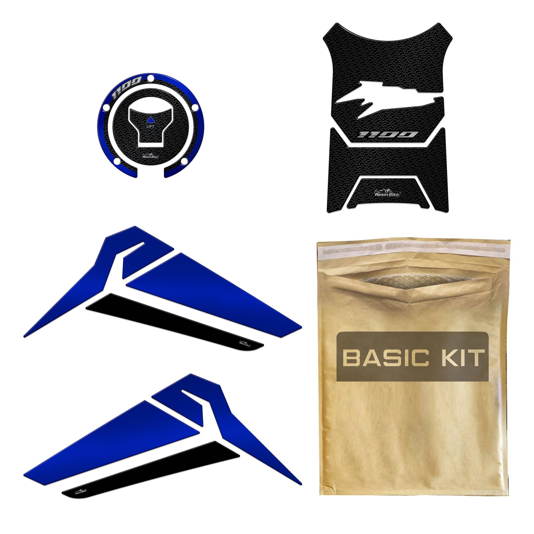 Resin Bike 3D Motorcycle Stickers - Tank Kit | Honda CRF 1000 L Africa Twin 2022>2023 RB-1000668400005 -   Pyramid Motorcycle Accessories