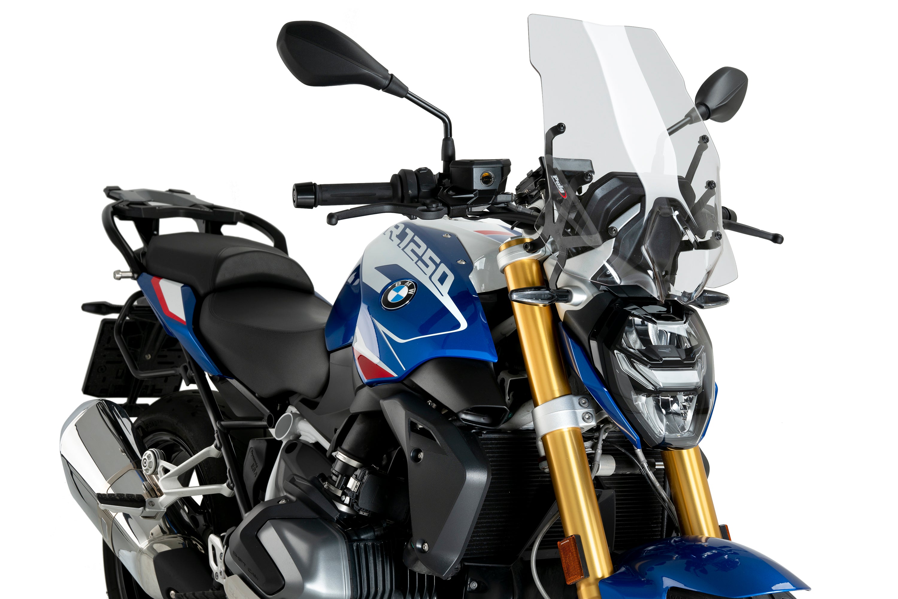 Puig Touring Screen | Clear | BMW R 1250 R 2019>Current (Without BMW screen support) -   Pyramid Motorcycle Accessories