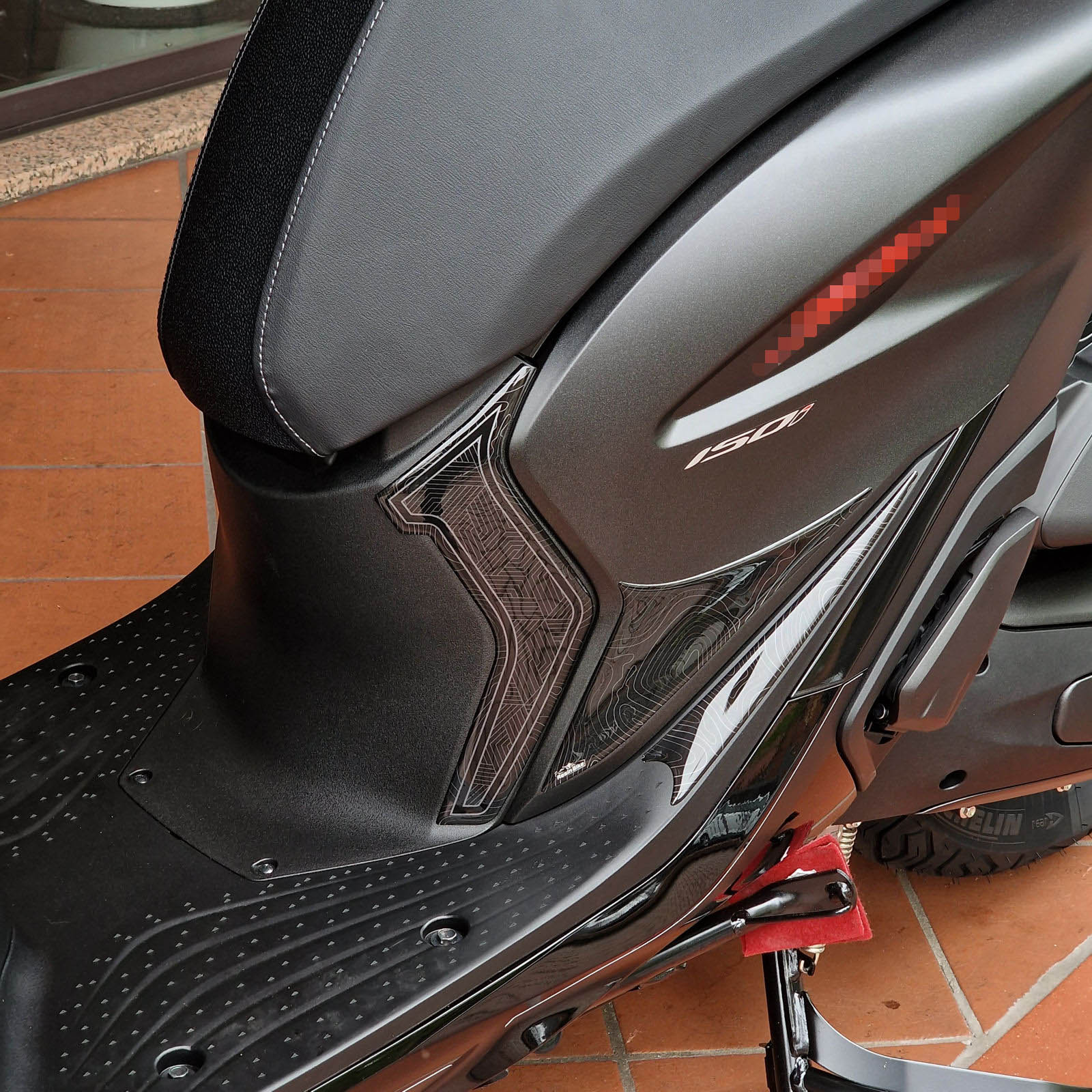 Resin Bike 3D Motorcycle Stickers - Side Footboards | Honda SH 125i/150i 2020>2025 -   Pyramid Motorcycle Accessories