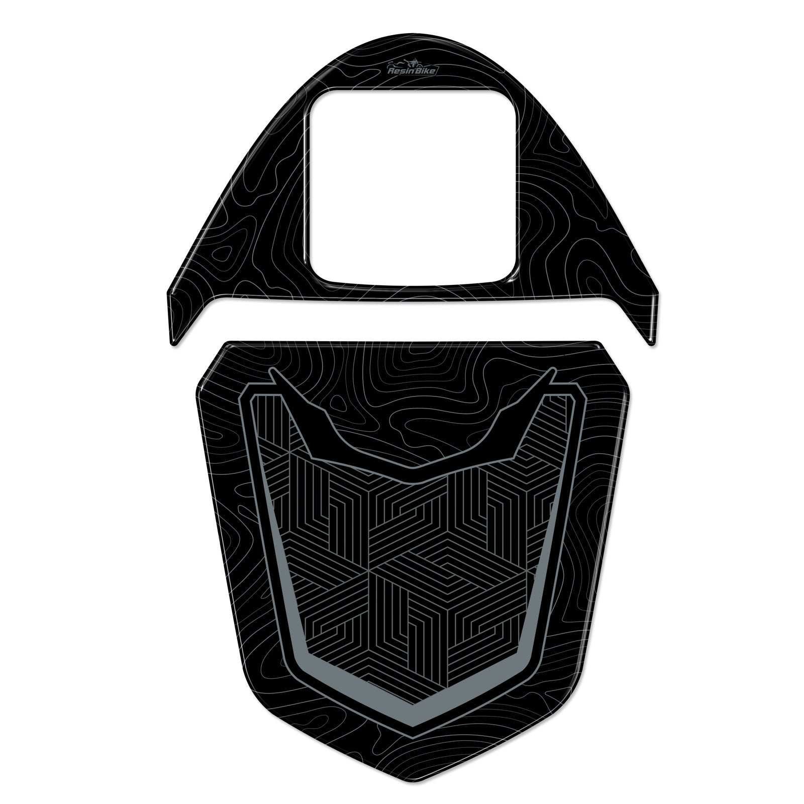 Resin Bike 3D Motorcycle Stickers - Tank Cover | Honda SH 125i/150i 2020>2025 -   Pyramid Motorcycle Accessories
