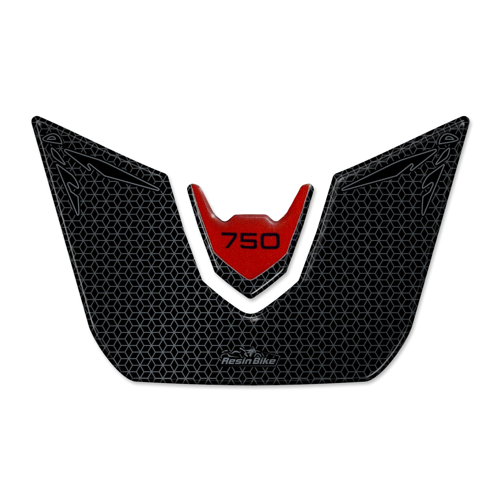 Resin Bike 3D Motorcycle Stickers - Tail Section | Honda CB750 Hornet 2023>2025 -   Pyramid Motorcycle Accessories