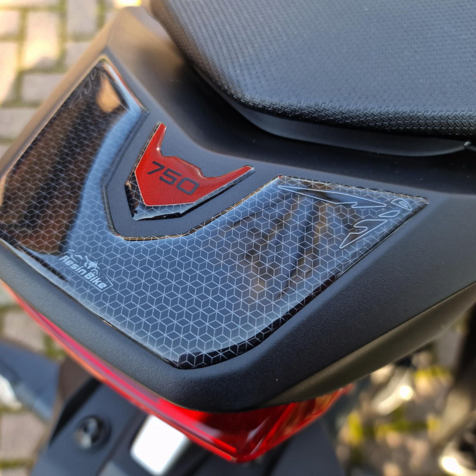Resin Bike 3D Motorcycle Stickers - Tail Section | Honda CB750 Hornet 2023>2025 -   Pyramid Motorcycle Accessories