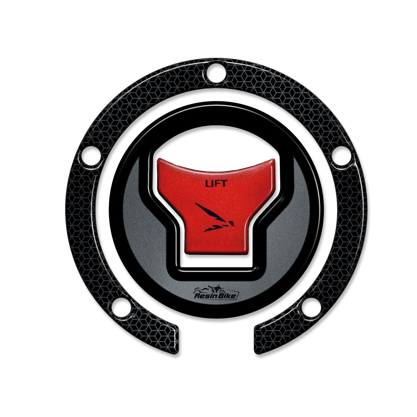 Resin Bike 3D Motorcycle Stickers - Fuel Cap | Honda CB750 Hornet 2023>2025 -   Pyramid Motorcycle Accessories