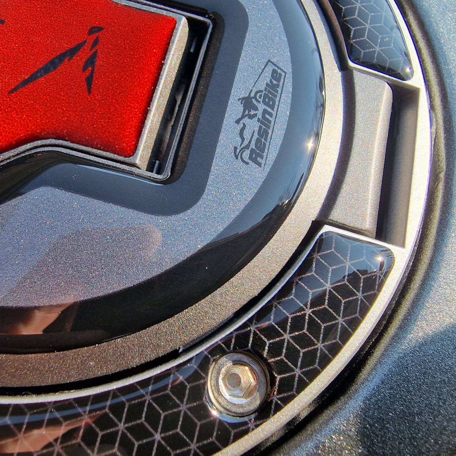 Resin Bike 3D Motorcycle Stickers - Fuel Cap | Honda CB750 Hornet 2023>2025 -   Pyramid Motorcycle Accessories